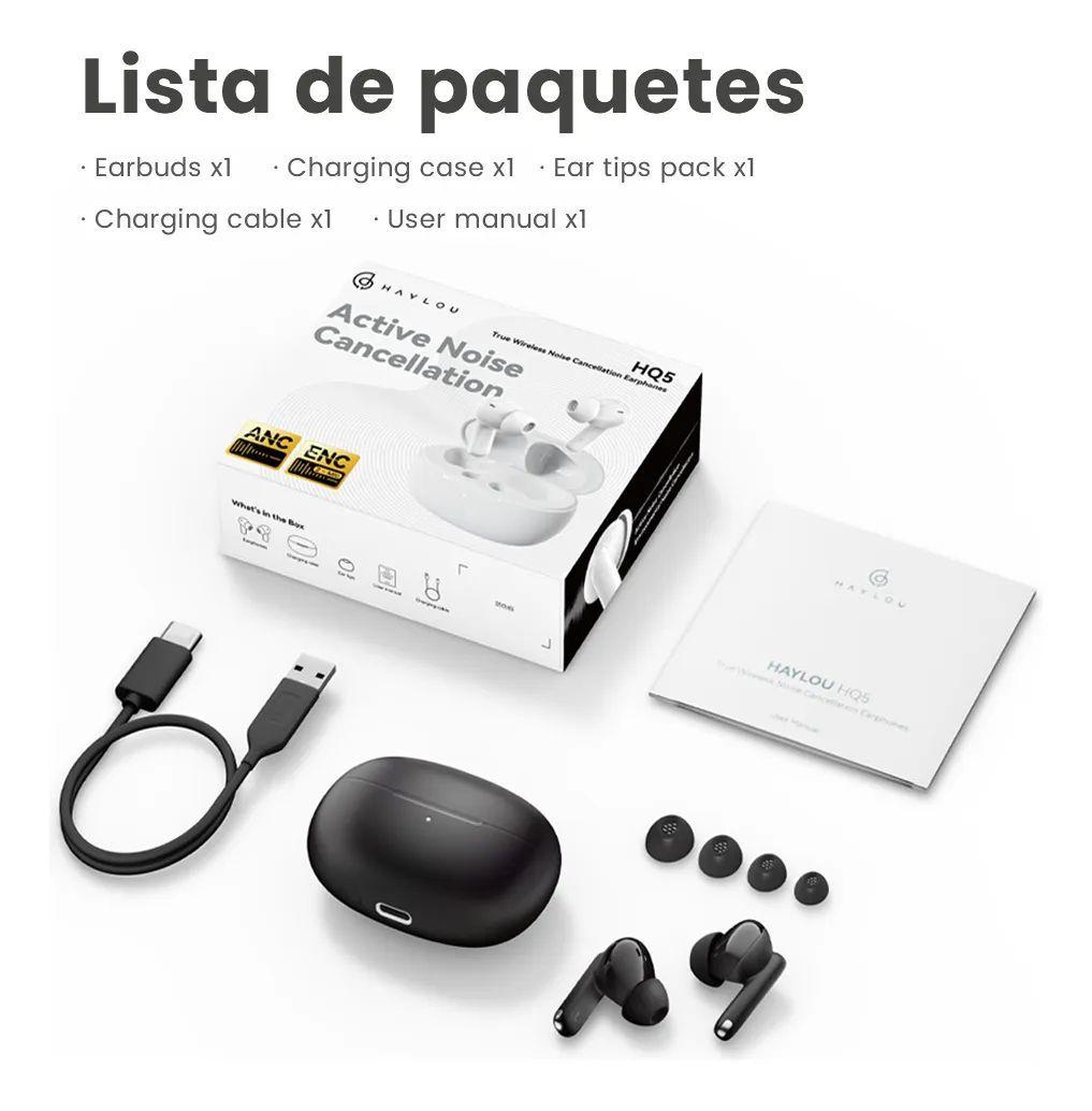 Audífonos Inalámbricos Haylou HQ5 ANC & ENC Bluetooth 6.0 Cancelacion de Ruido-2
