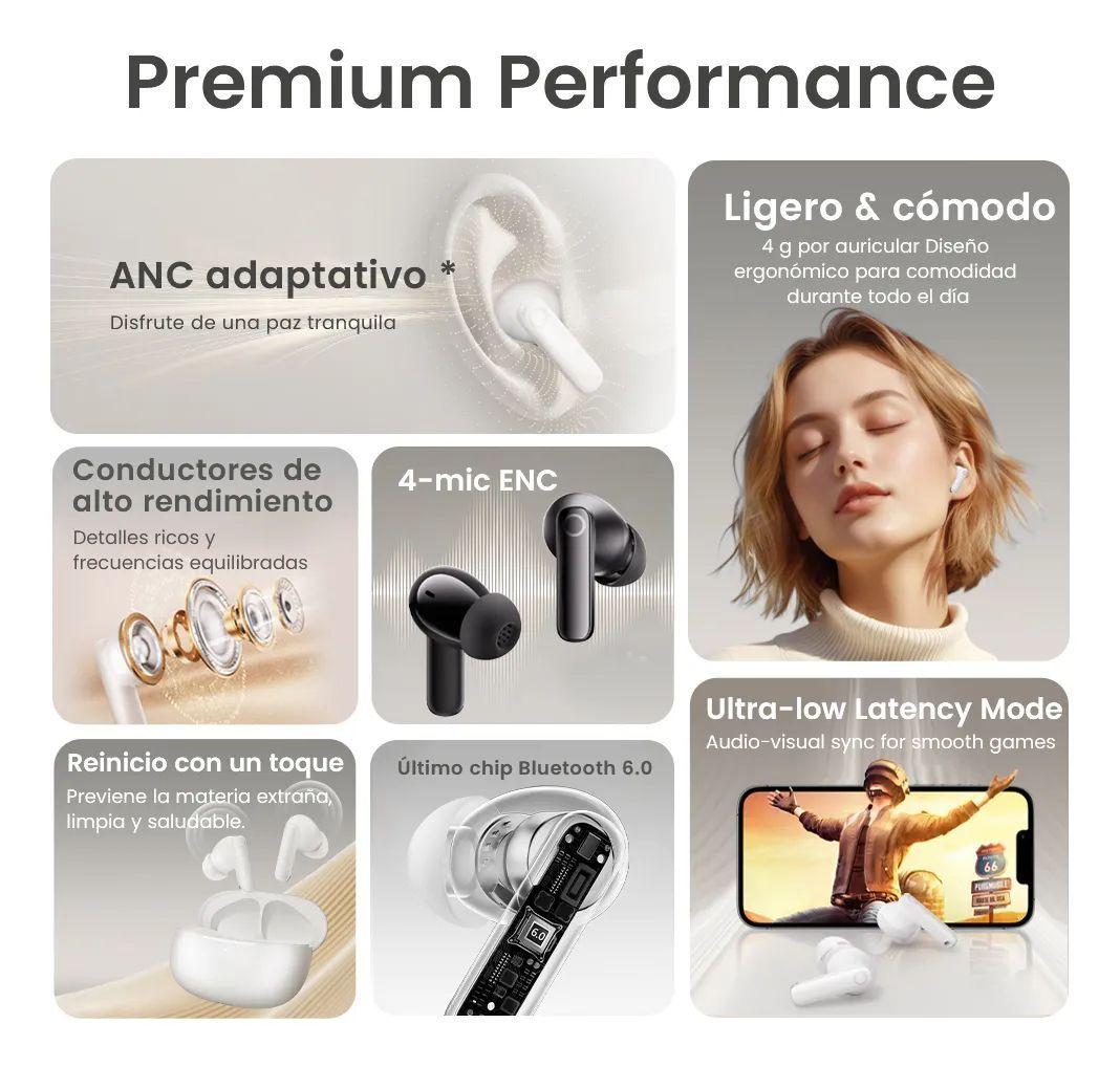 Audífonos Inalámbricos Haylou HQ5 ANC & ENC Bluetooth 6.0 Cancelacion de Ruido-7