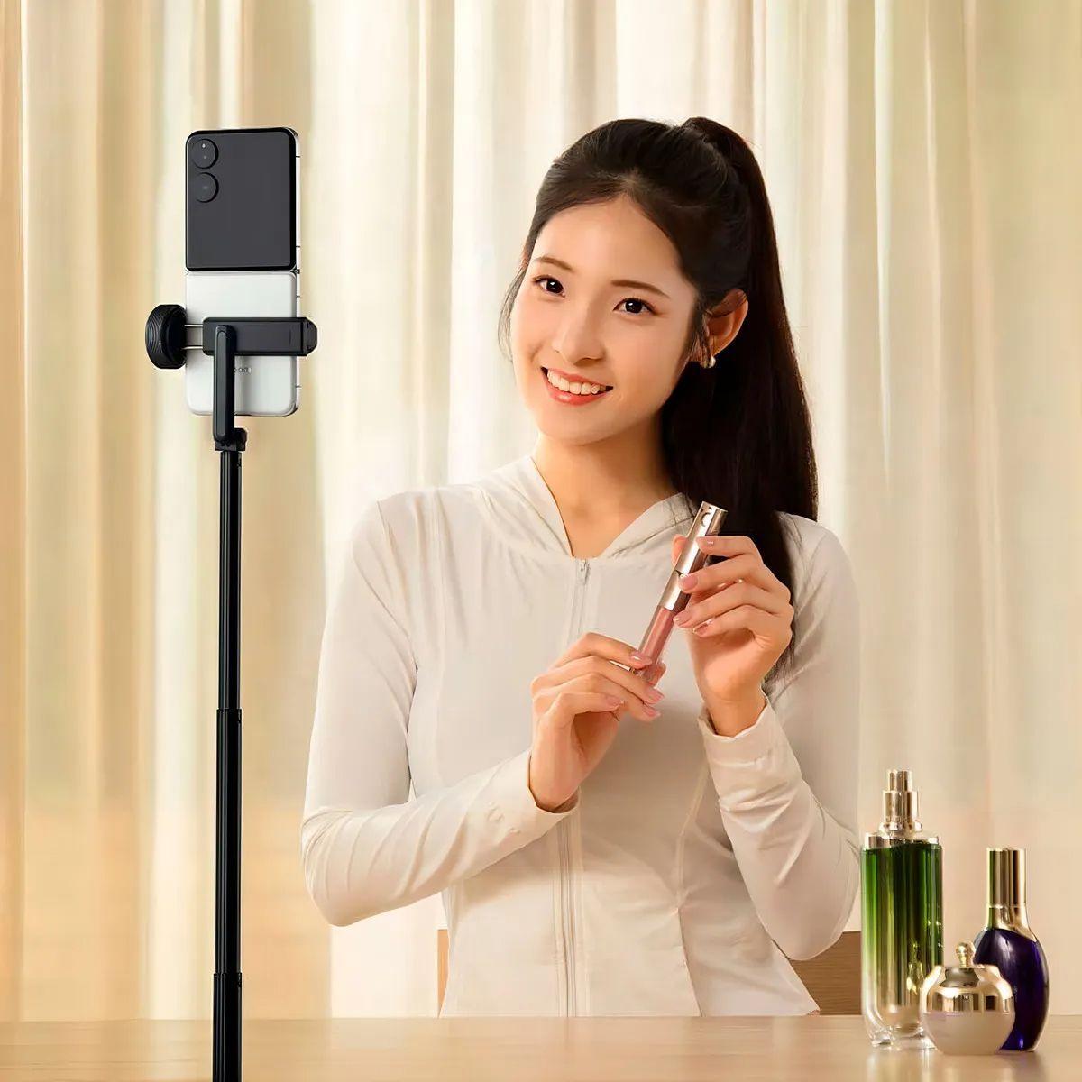 Tripode Xiaomi Zoom Floor Selfie Stick Tripod 62 Negro-2