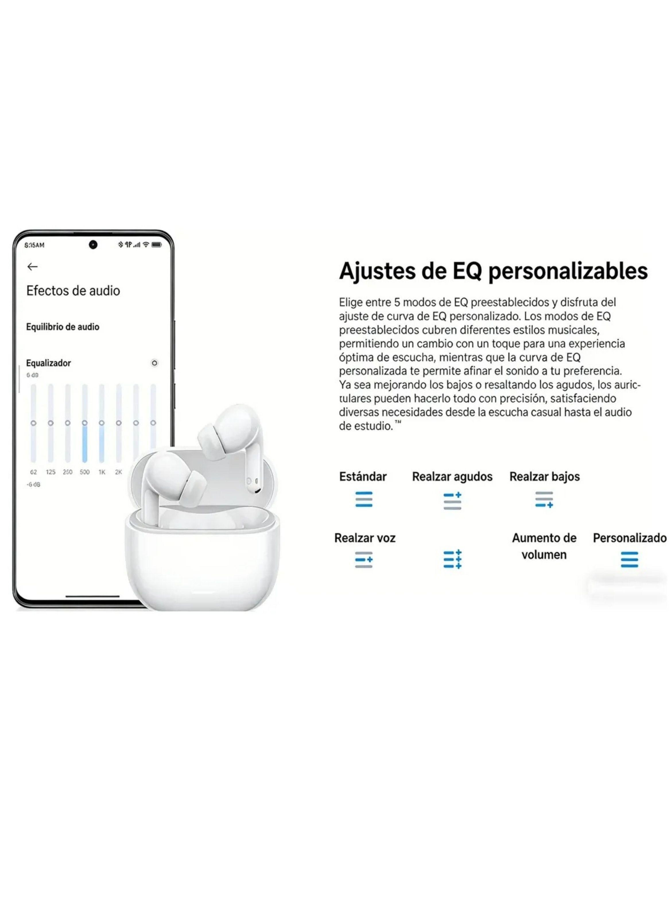 Audífonos Inalámbricos Xiaomi Redmi Buds 8 Lite ANC & ENC Bluetooth 5.4 Cancelacion de Ruido -5