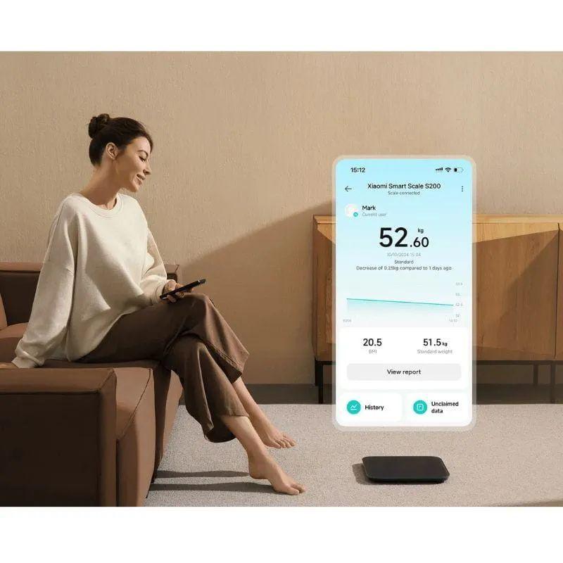 Balanza Xiaomi Mi Smart Scale S200 Bt 5.4 Con App Xiaomi-1