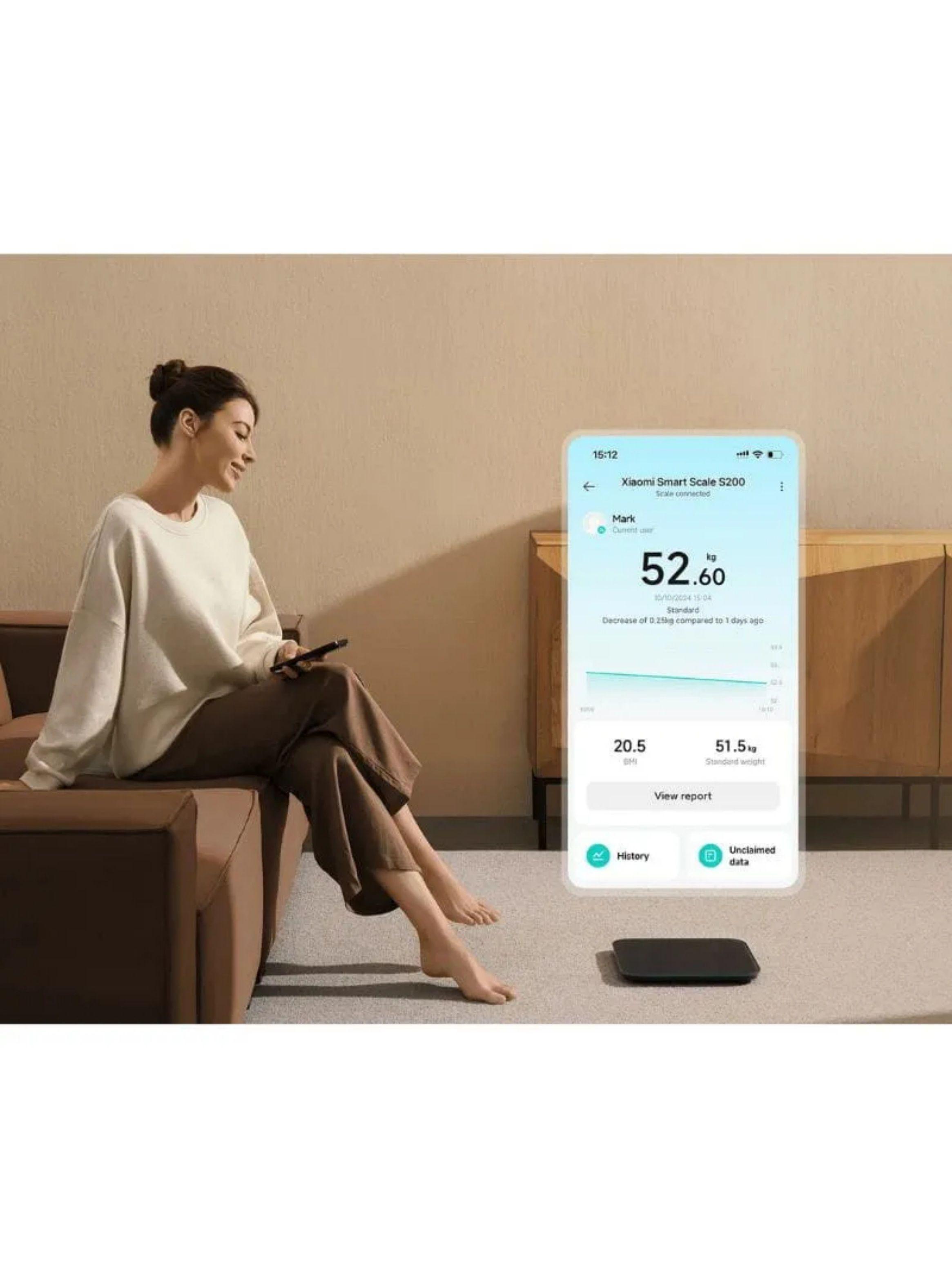Balanza Xiaomi Mi Smart Scale S200 Bt 5.4 Con App Xiaomi-1