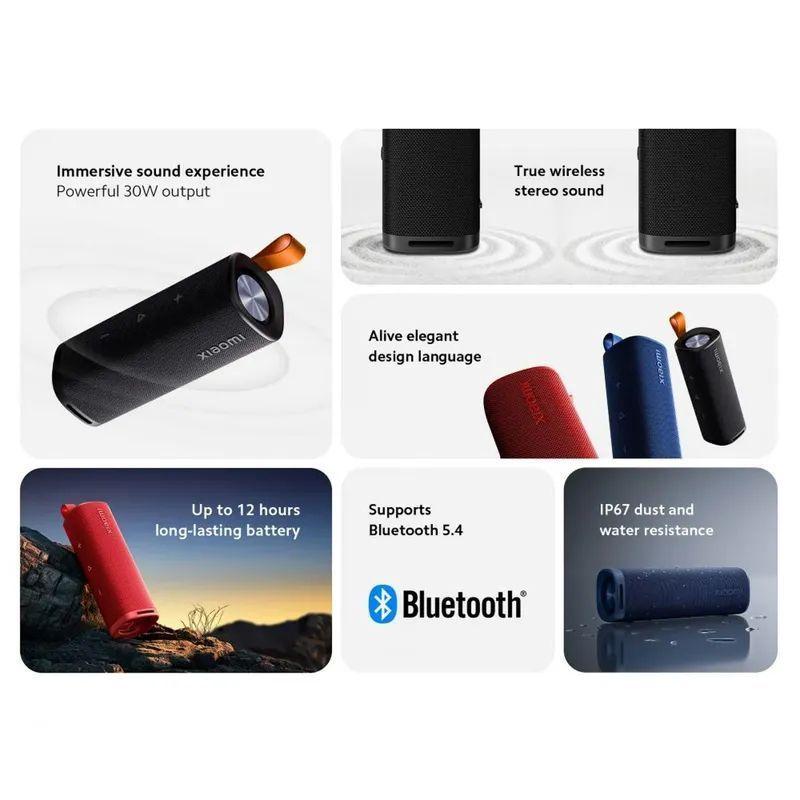 Parlante Sound Outdoor Inalámbrico Color Rojo Xiaomi 30W-2