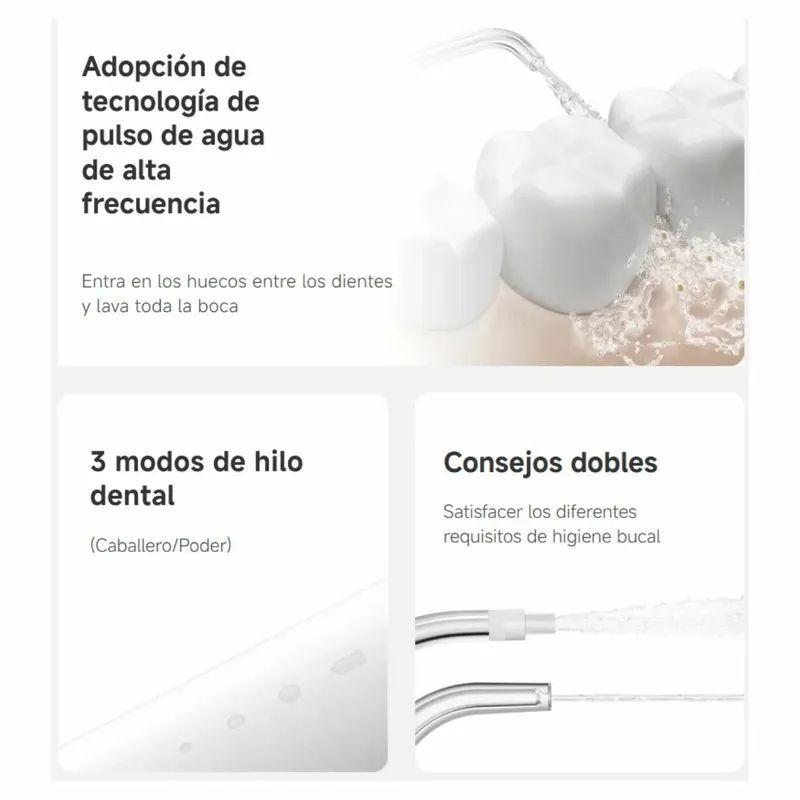 Irrigador Oral Xiaomi Portátil Agua Dental Flosser 2 Ipx7-5