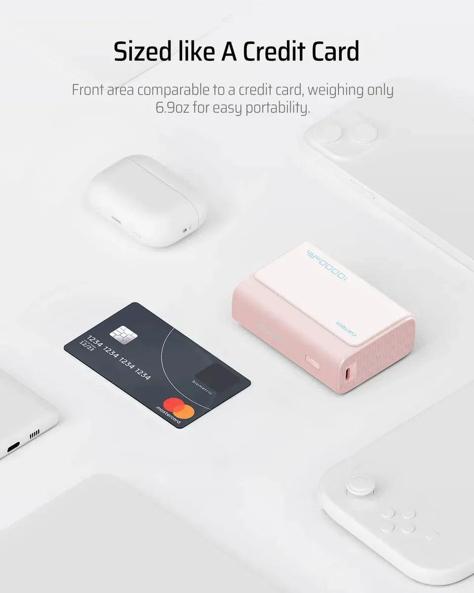 Power Bank Cuktech 10000mah 30w Batería Externa Rápida Cargador Portátil-1