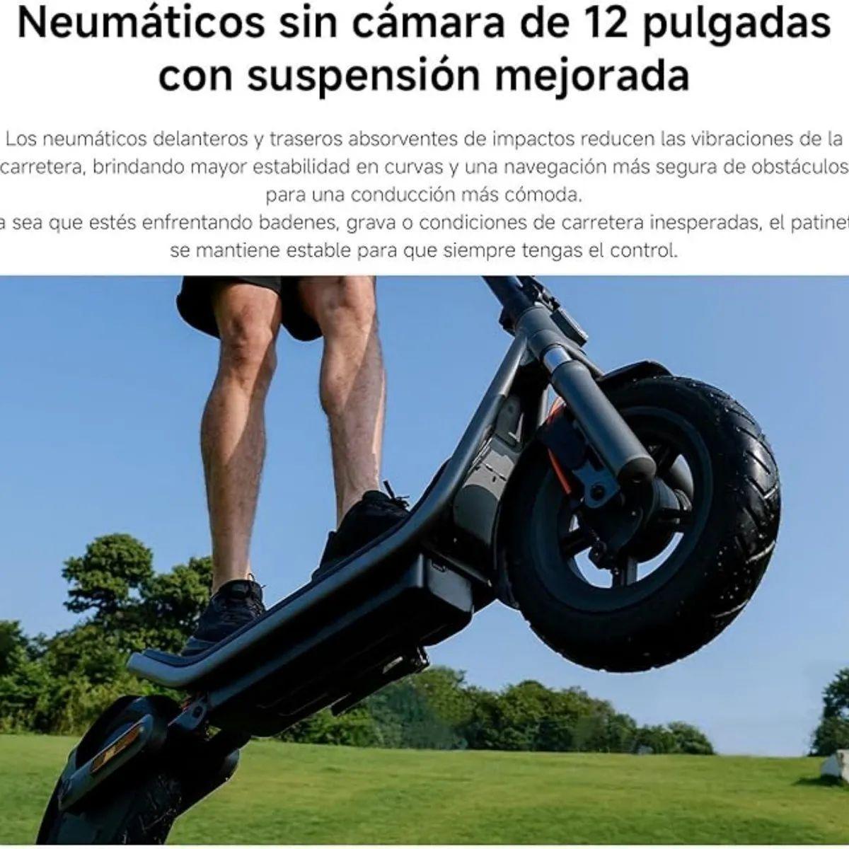 Xiaomi Scooter Eléctrico 6 Plegable Autonomía 45km Máx 25km/h Neumáticos 12" 800W Suspensión-1
