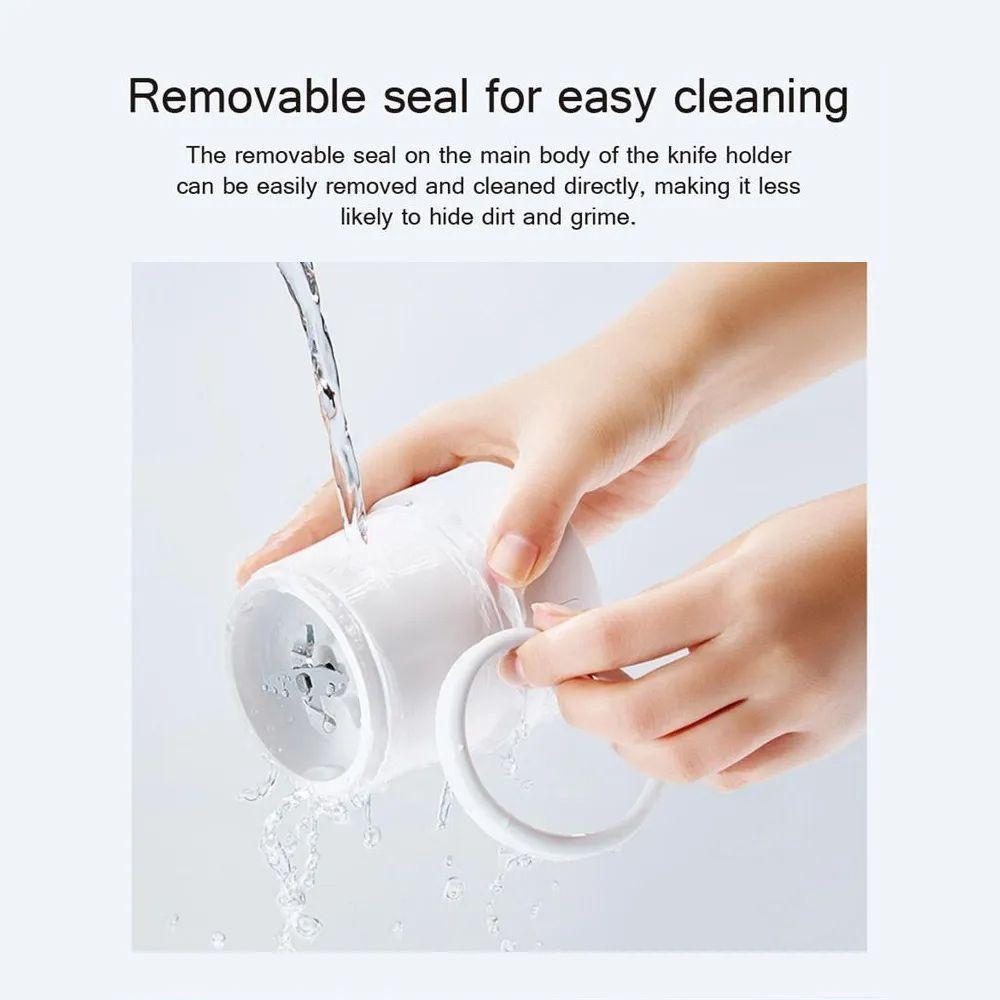 Licuadora 300ml Portátil Inalámbrica 1300mAh Xiaomi Portable Blender Blanco Dimm -3