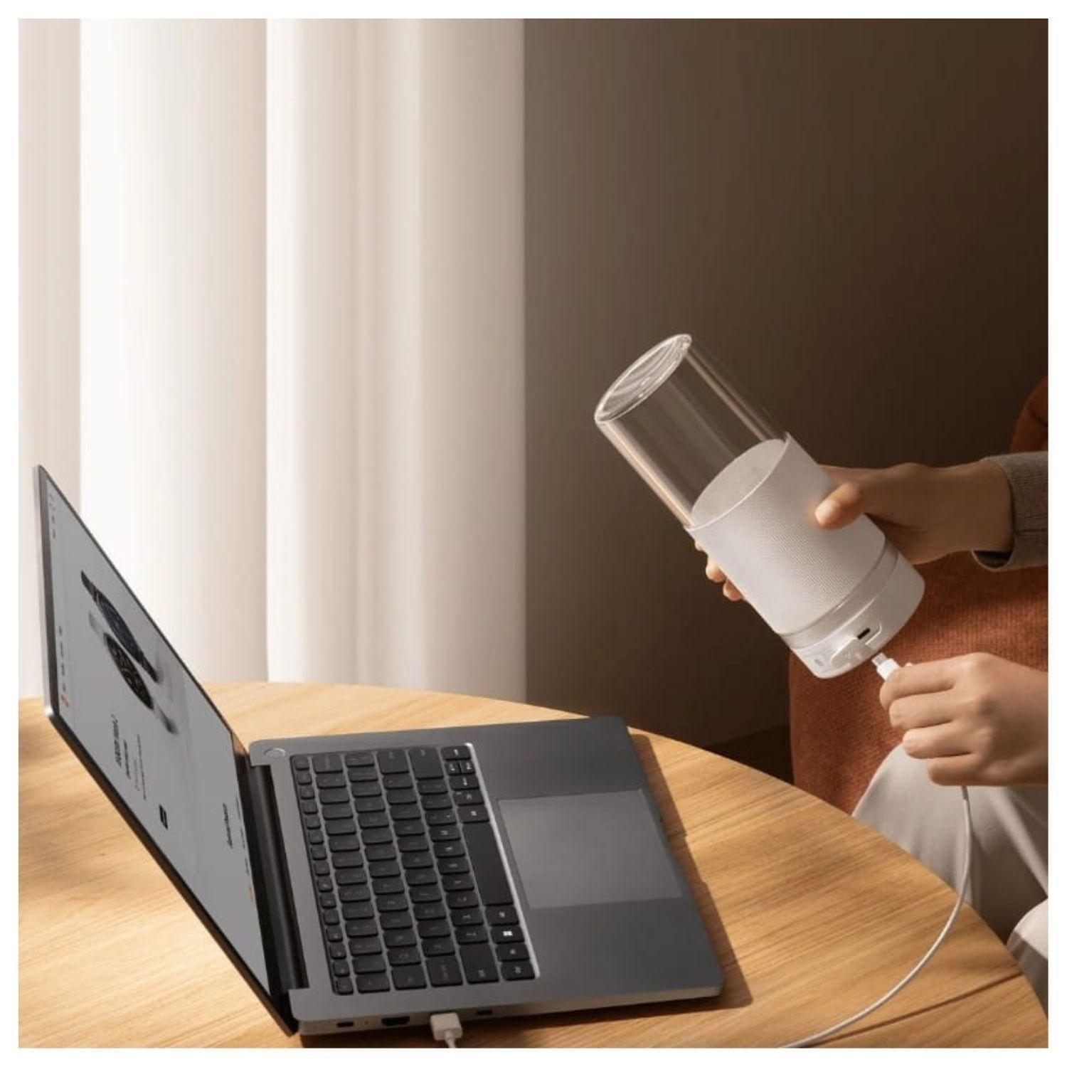 Licuadora 300ml Portátil Inalámbrica 1300mAh Xiaomi Portable Blender Blanco Dimm -6