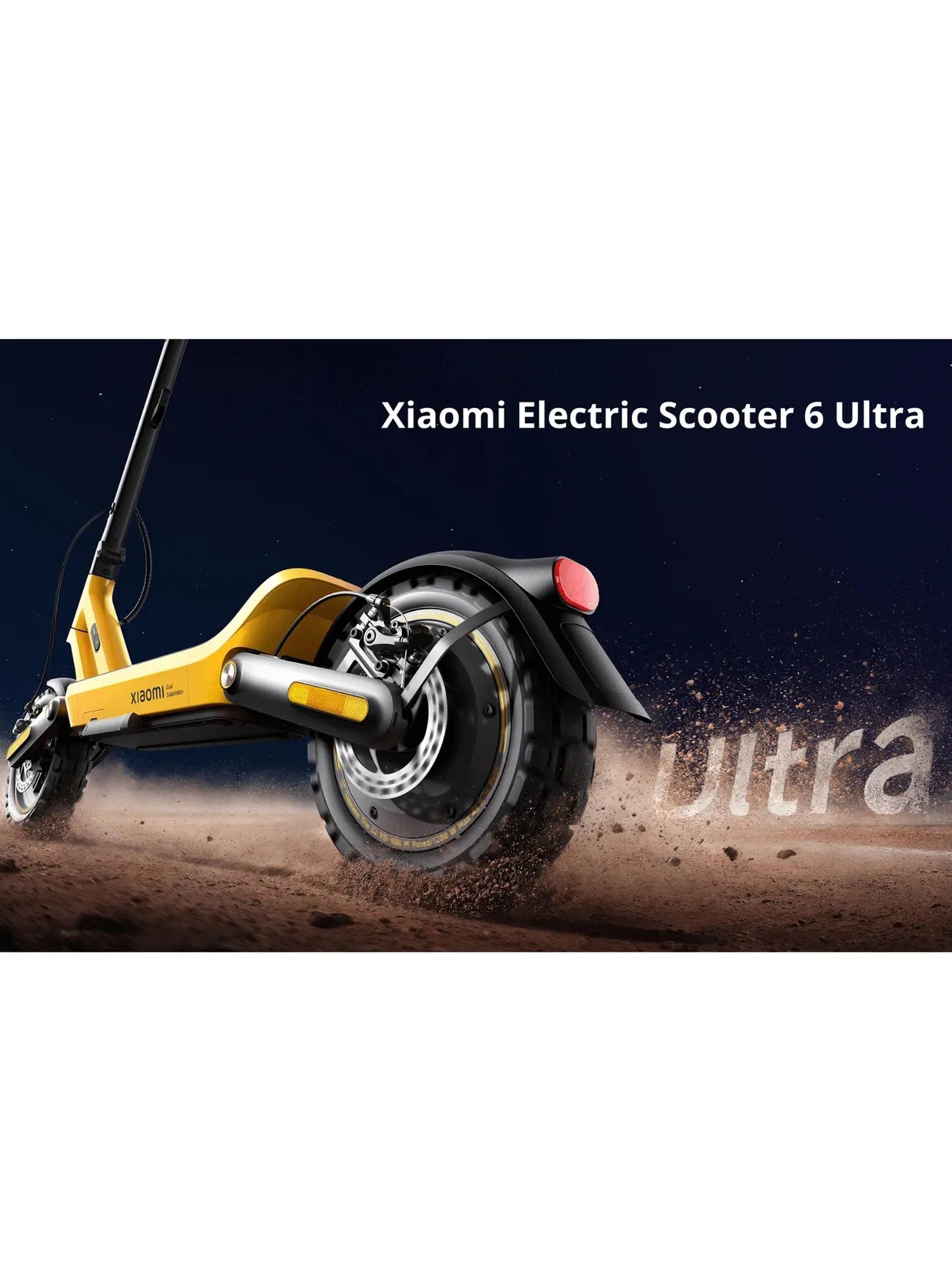 Xiaomi Eléctrico Scooter 6 Ultra Plegable Autonomía 75km Máx 25km/h Neumáticos-4