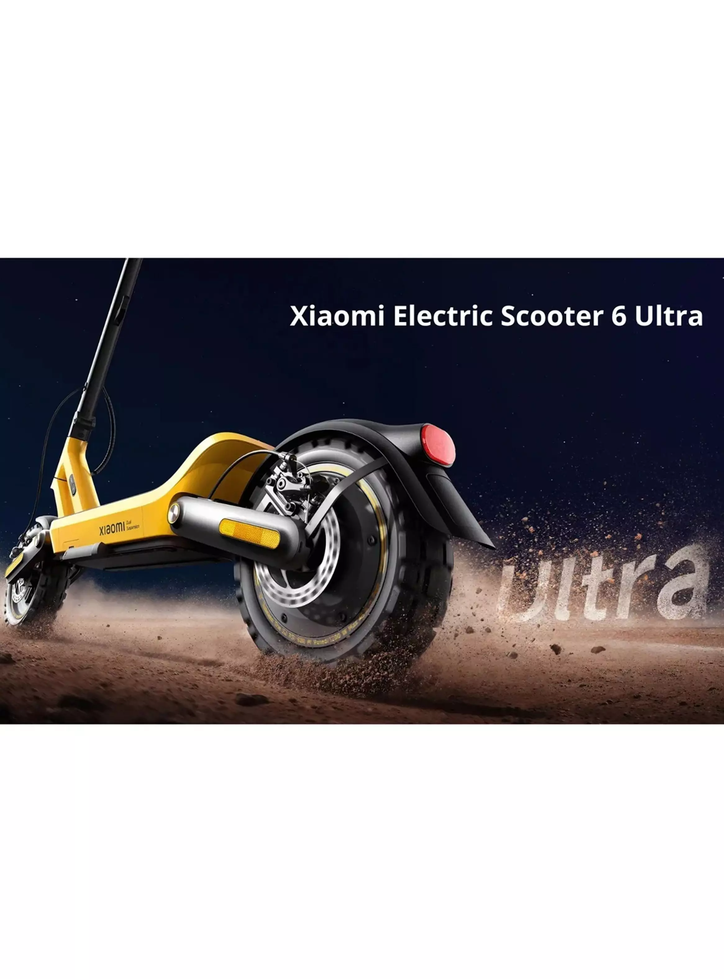 Xiaomi Eléctrico Scooter 6 Ultra Plegable Autonomía 75km Máx 25km/h Neumáticos-4