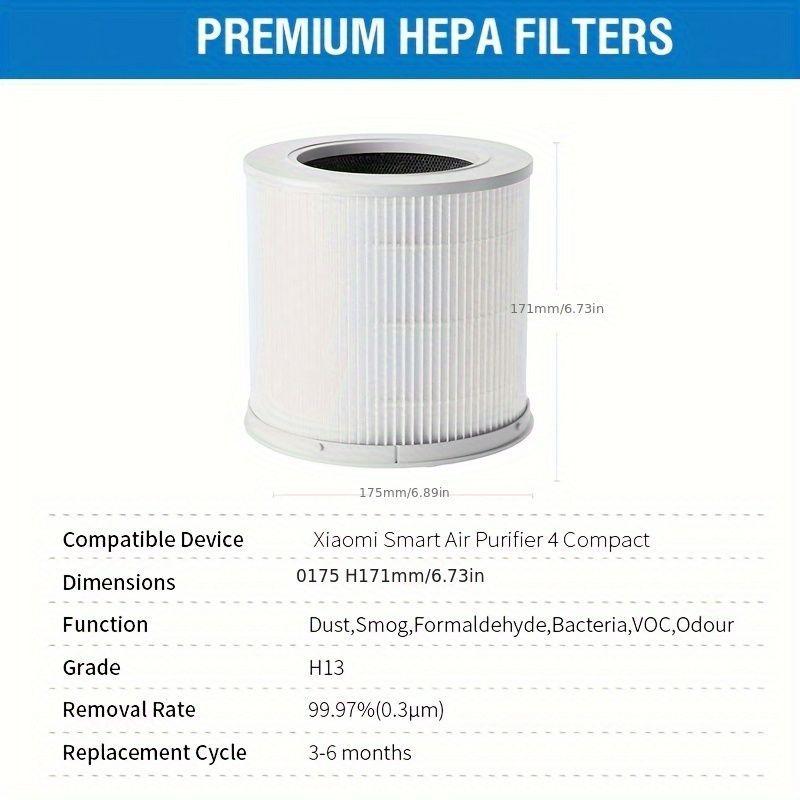 Filtro Purificador De Aire Inteligente Xiaomi 4 Compact Filter-4