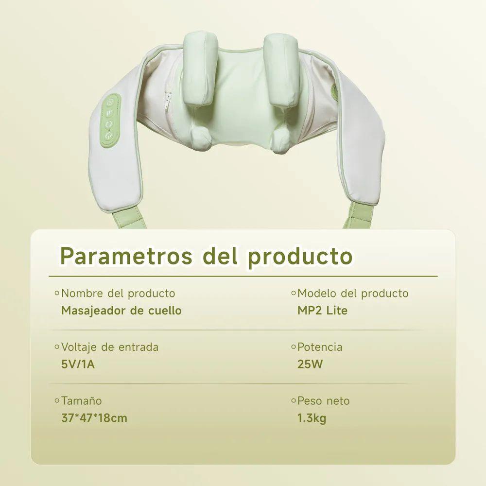 Masajeador De Cuello Y Hombros Bomidi Mp2 Lite Verde-1