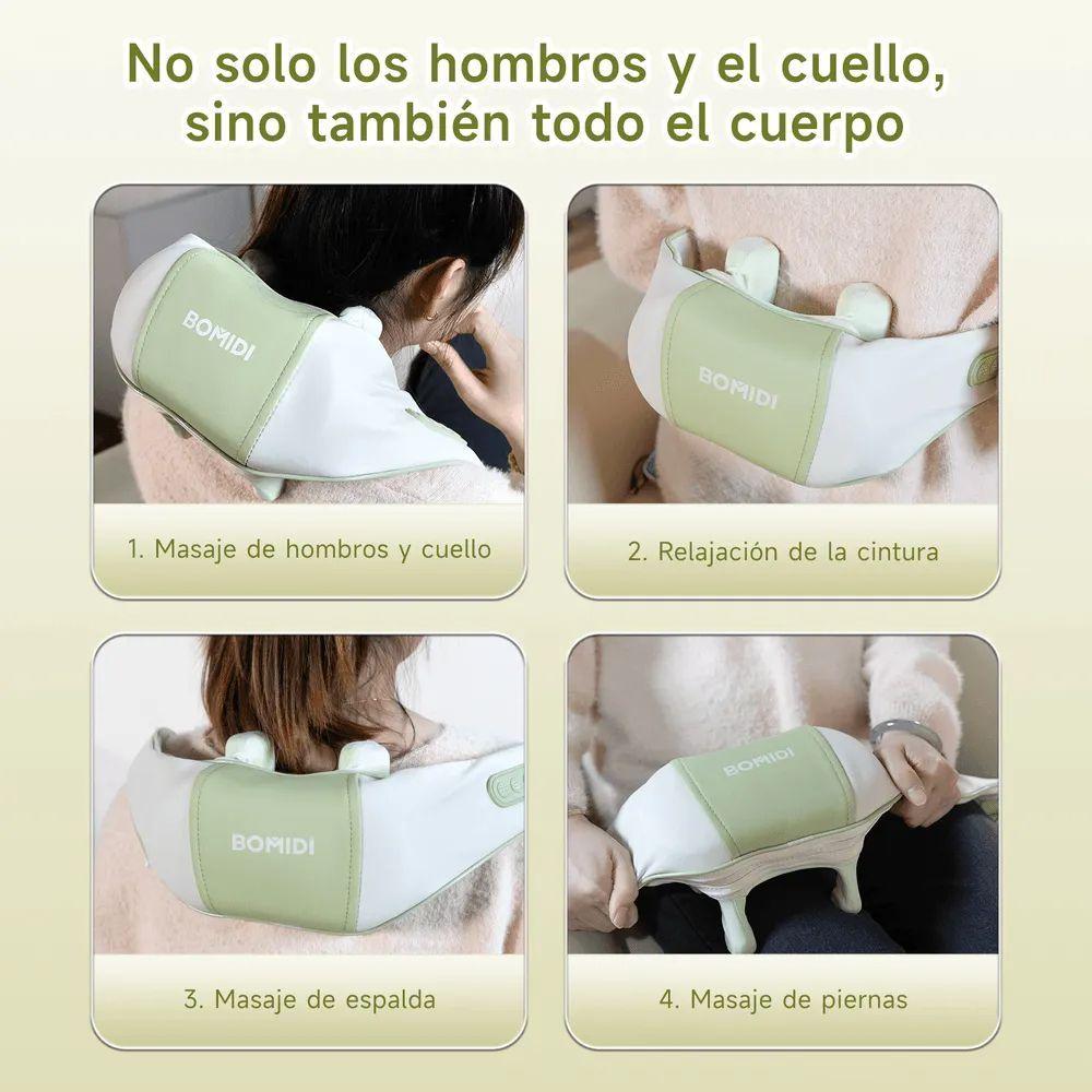 Masajeador De Cuello Y Hombros Bomidi Mp2 Lite Verde-3