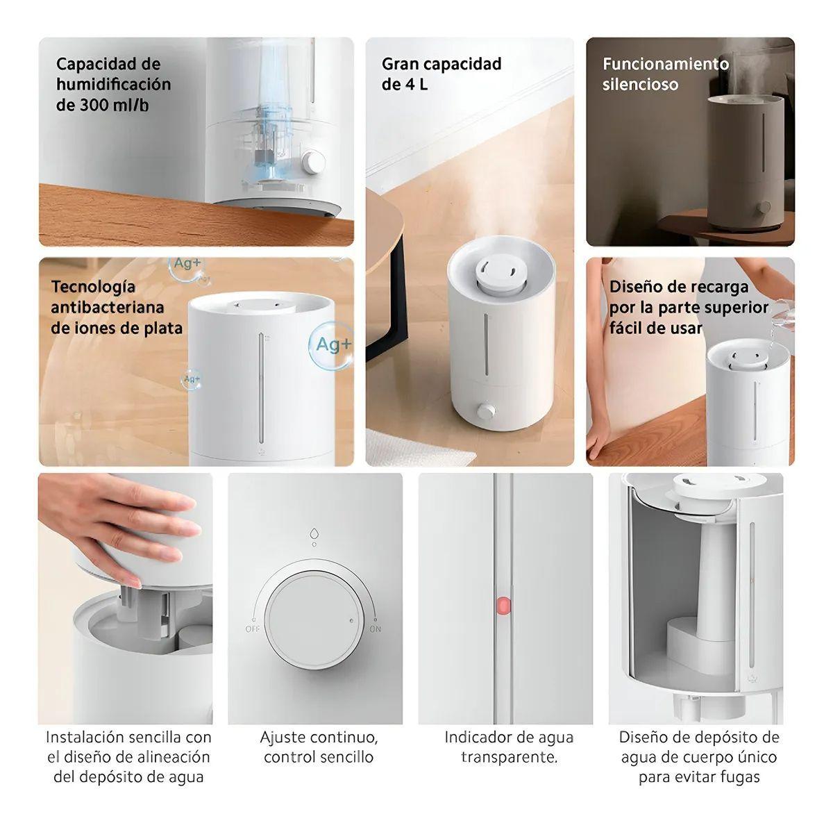 Humidificador Xiaomi Smart Humidifier 2 Lite 4L Color Blanco-2