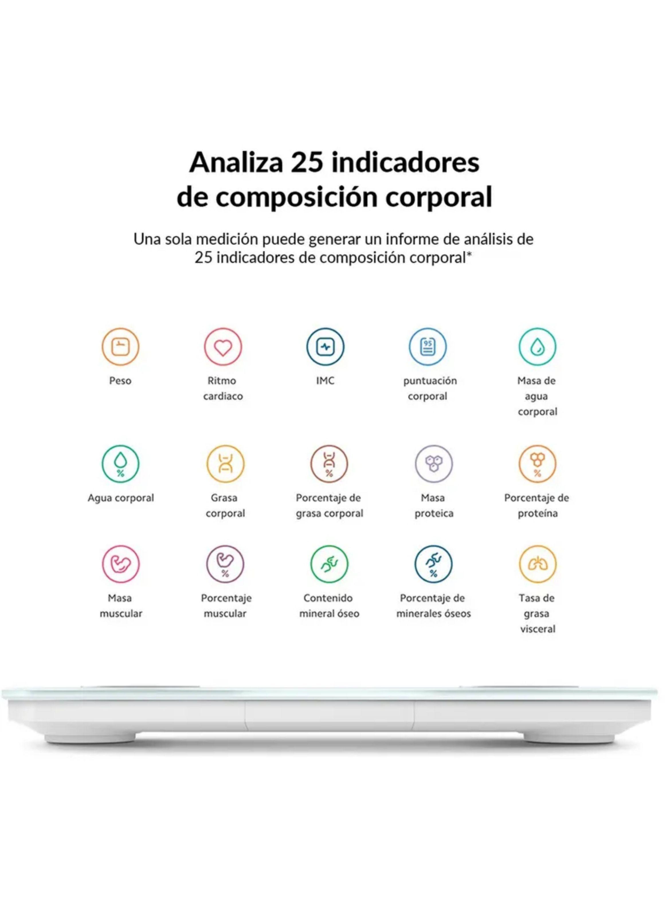 Balanza Xiaomi Body Composition Scale S400-3