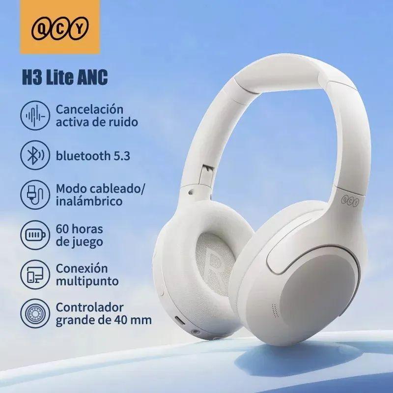 Qcy H3 Lite Anc Auriculares Bluetooth 5.3 Diadema Plegables 50H-3