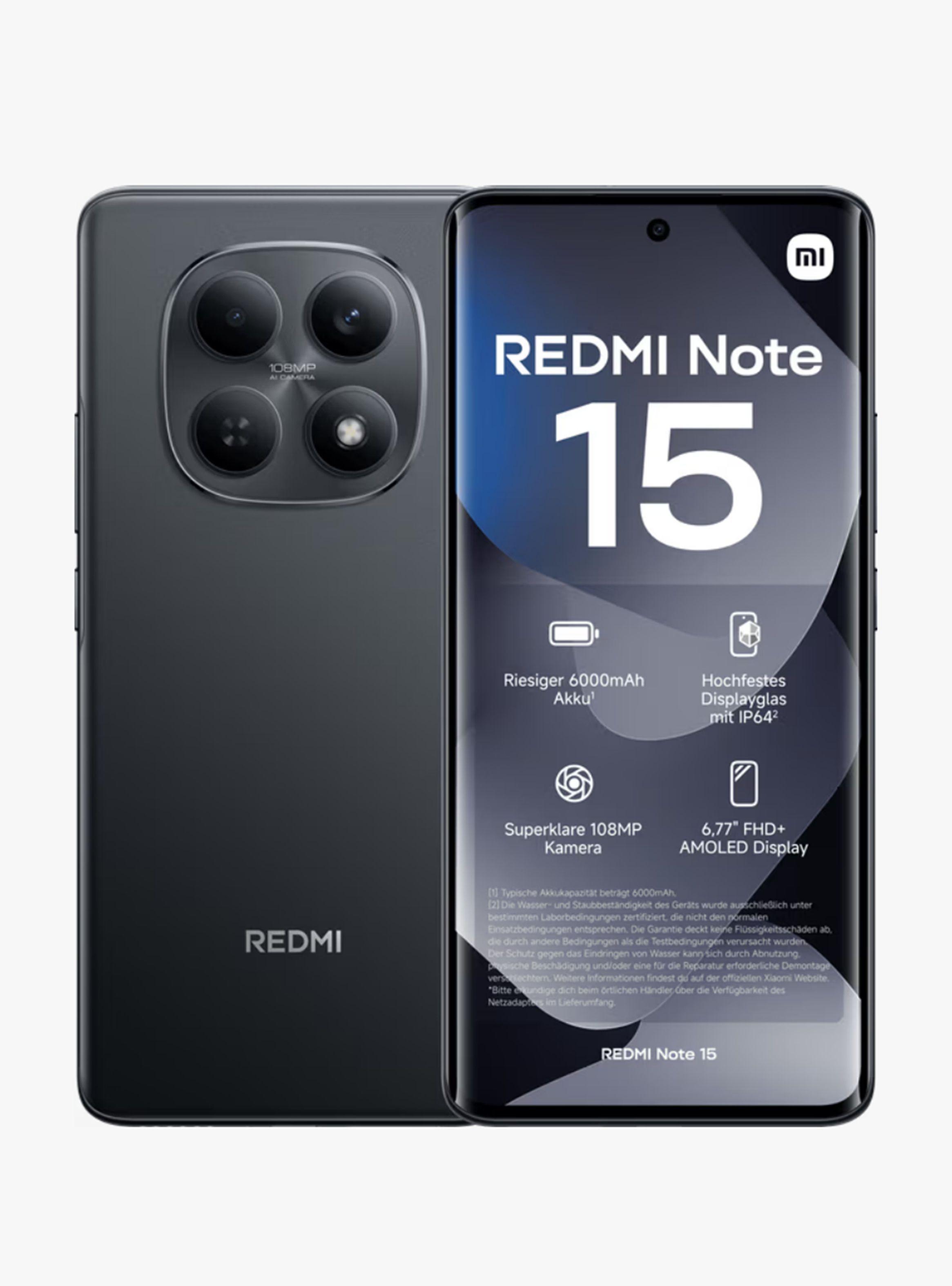Xiaomi Redmi Note 15 8GB RAM 256GB Memoria 108MPX Dobly Atmos IP64 -0