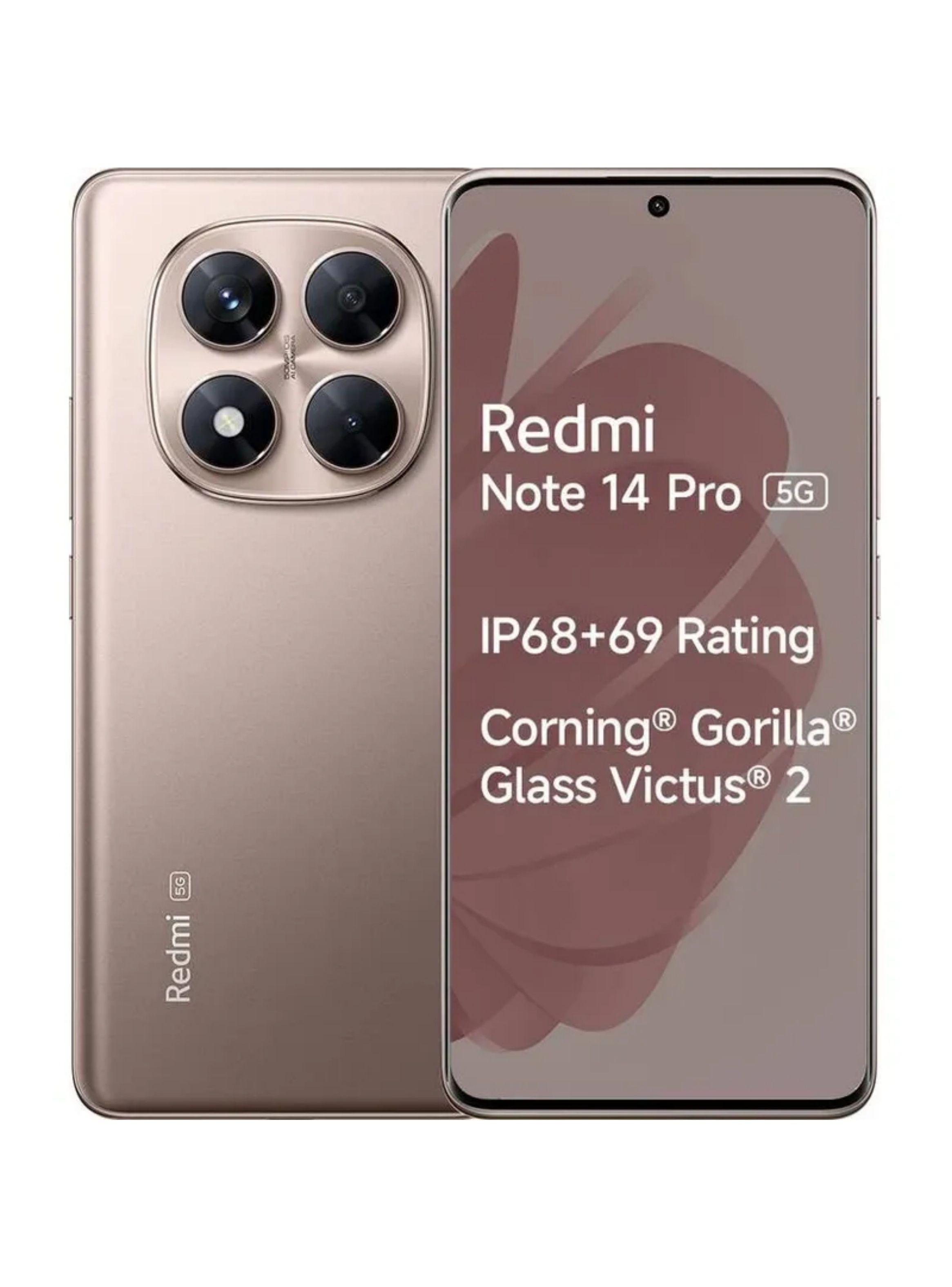 Xiaomi Redmi Note 14 Pro 5G Resistente agua 8GB RAM+ 256GB Memoria NFC AI Cmara 200MP-0