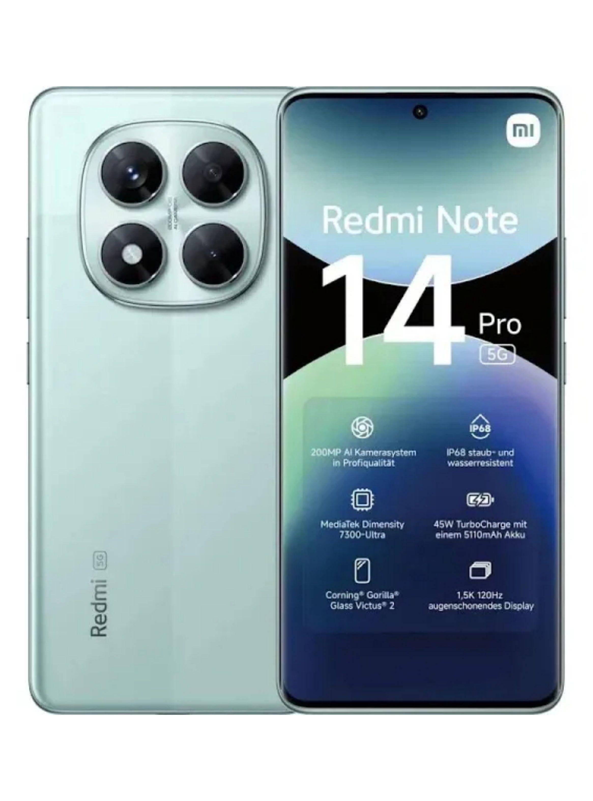 Xiaomi Redmi Note 14 Pro 5G Resistente agua 8GB RAM+ 256GB Memoria NFC AI Cmara 200MP-0