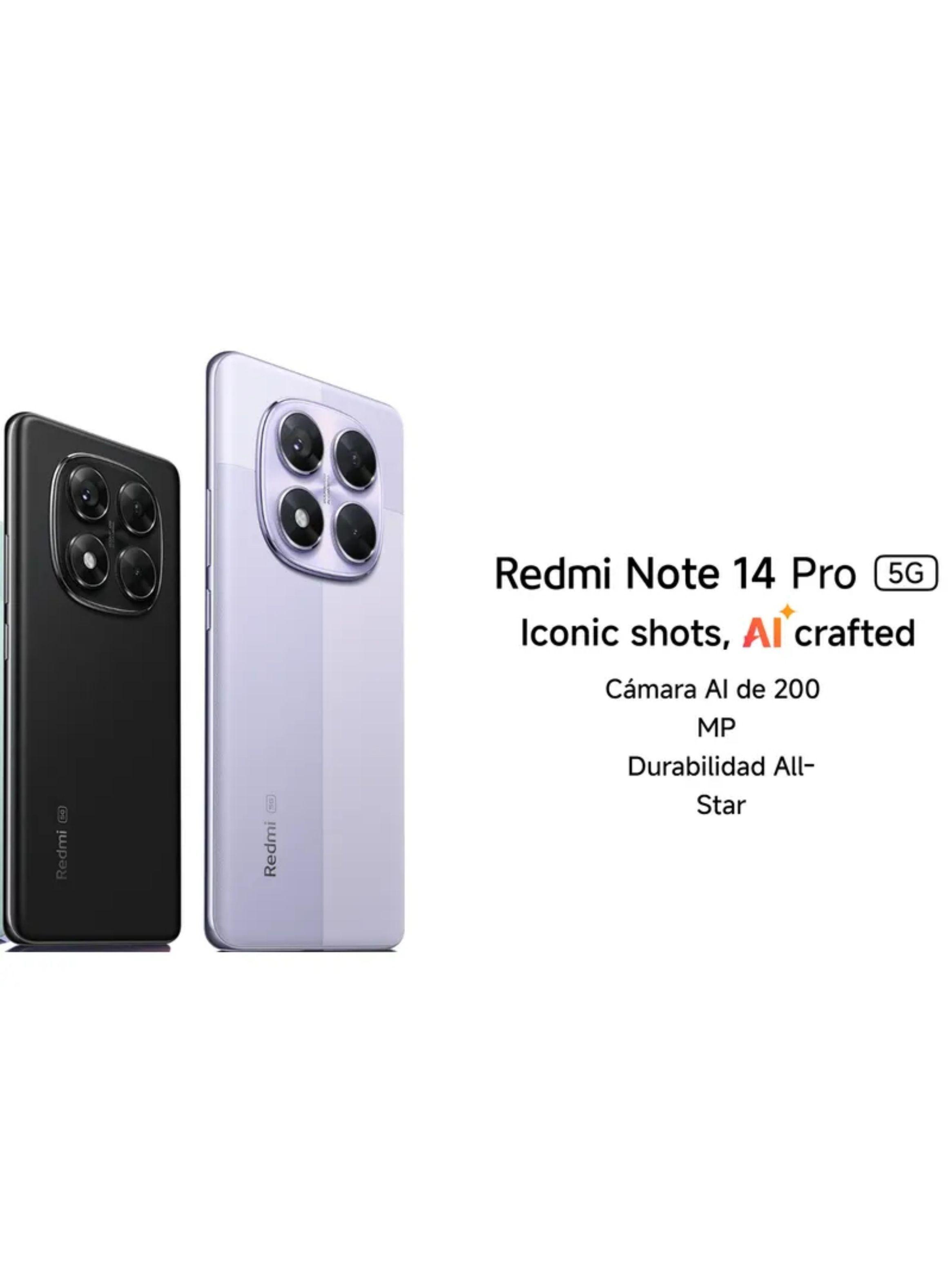 Xiaomi Redmi Note 14 Pro 5G Resistente agua 8GB RAM+ 256GB Memoria NFC AI Cmara 200MP-2