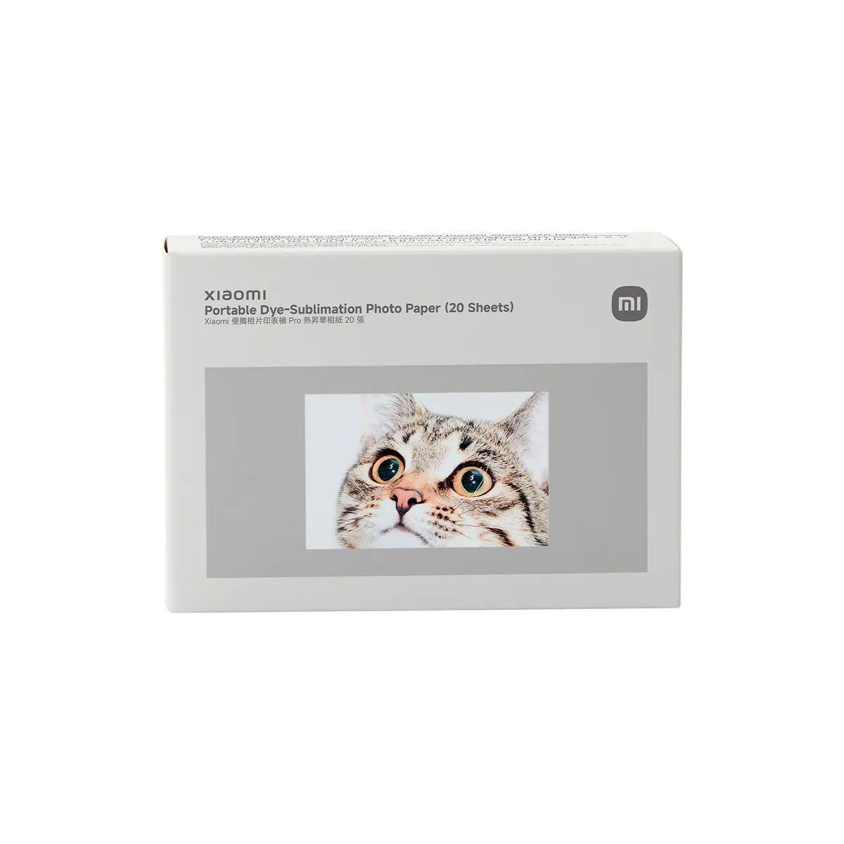 Xiaomi Papel Fotográfico Sublimación 2x3 Pulgadas Para Photo Printer Pro, 20 Papeles-3