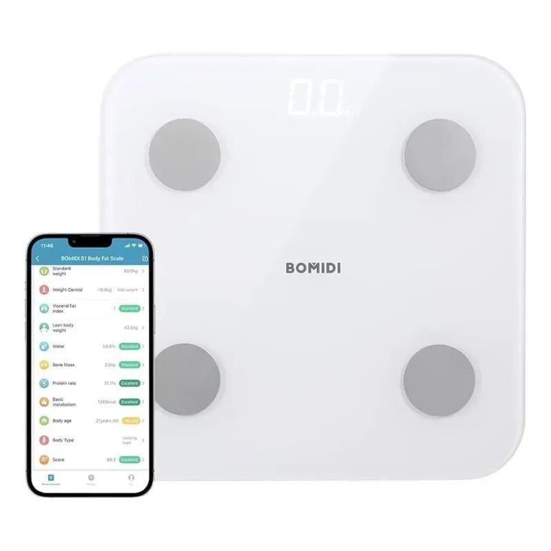 Balanza BOMIDI Smart Body Composition Scale S1-Blanco-2