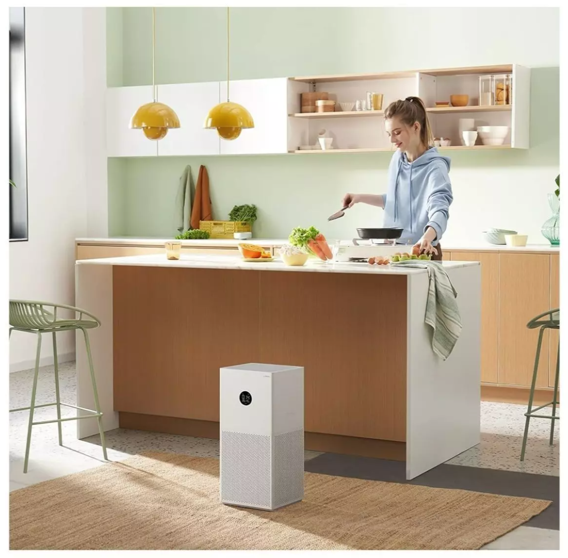 Purificador De Aire Smart 4 Lite Portátil Blanco Xiaomi 220v-5
