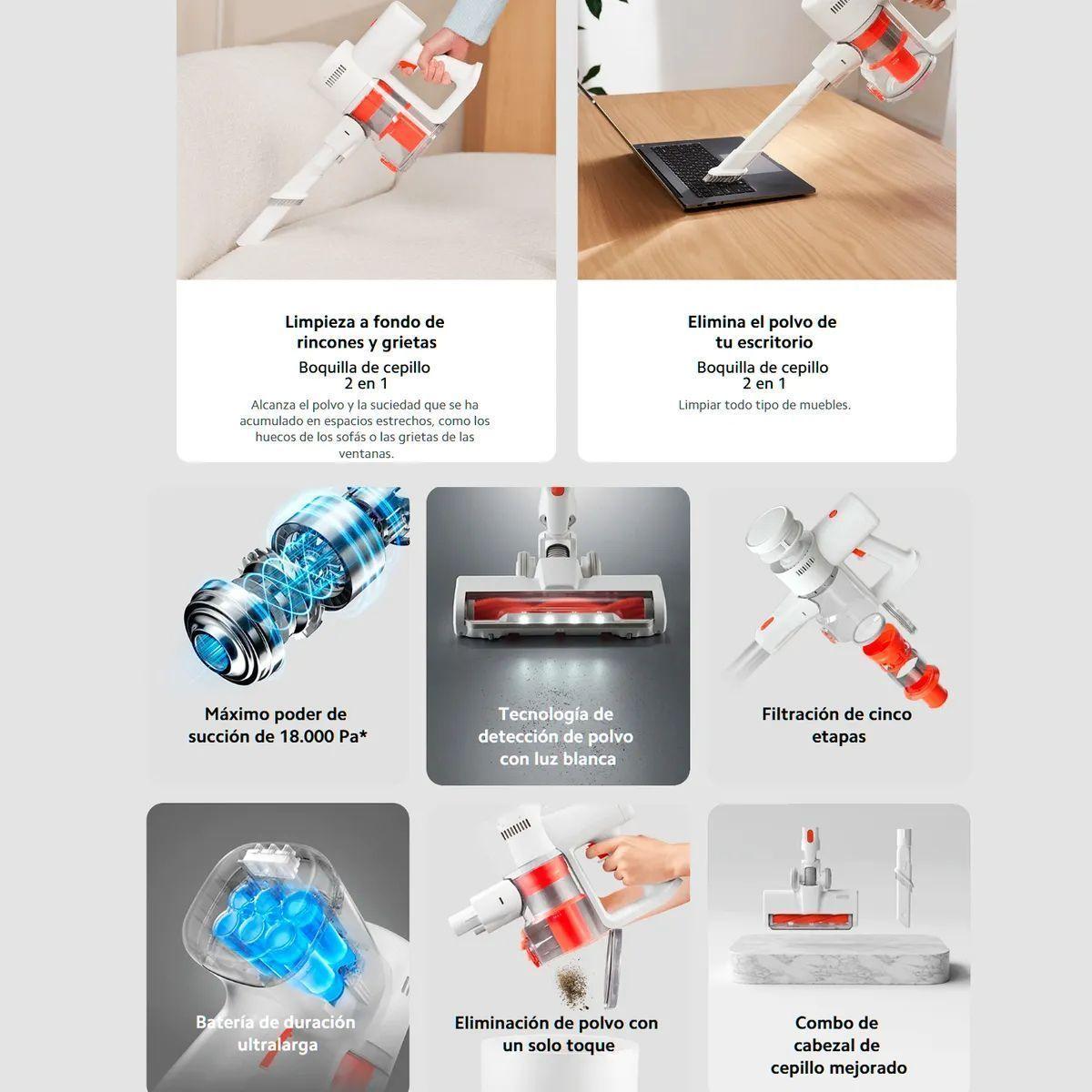 Aspiradora Vertical Xiaomi Vacuum Cleaner G20 Lite-3