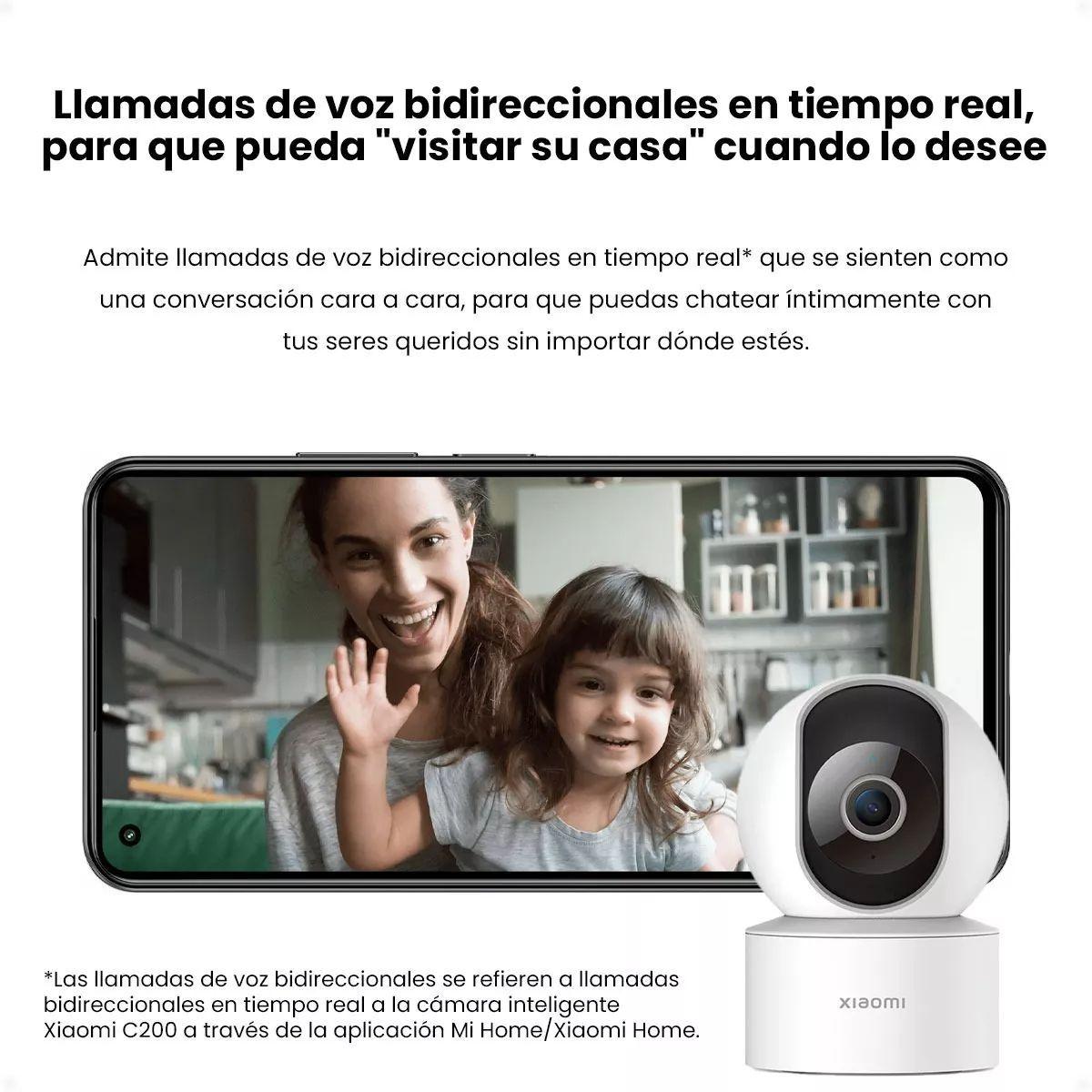 Cámara De Seguridad Xiaomi Smart C200 Mi Home Security Con Resolución 2mp Visión-4