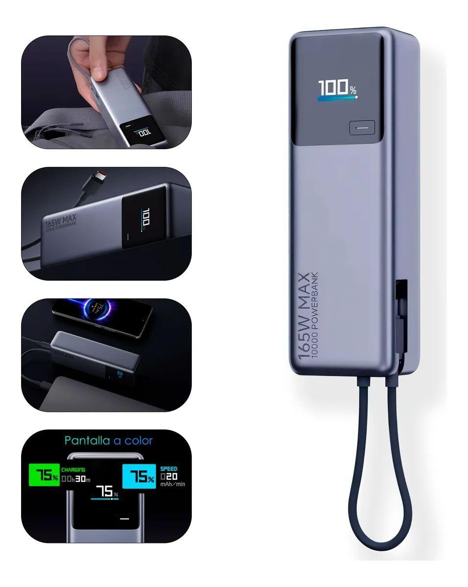 Batería Externa Xiaomi 165w Power Bank 10000mah Compatiblecon Macbook Y Más-3