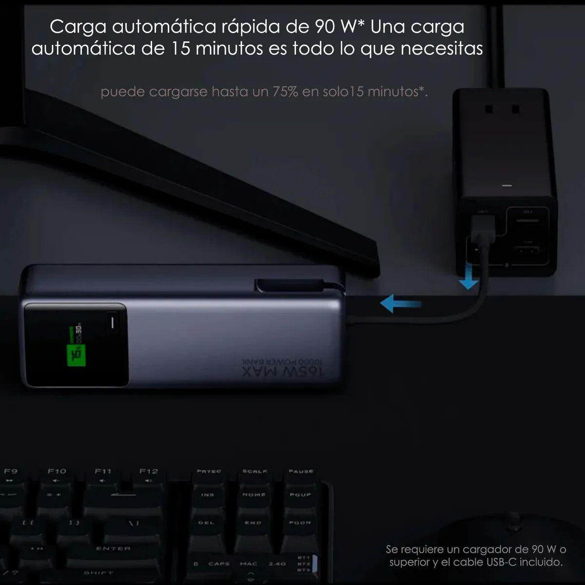 Batería Externa Xiaomi 165w Power Bank 10000mah Compatiblecon Macbook Y Más-4