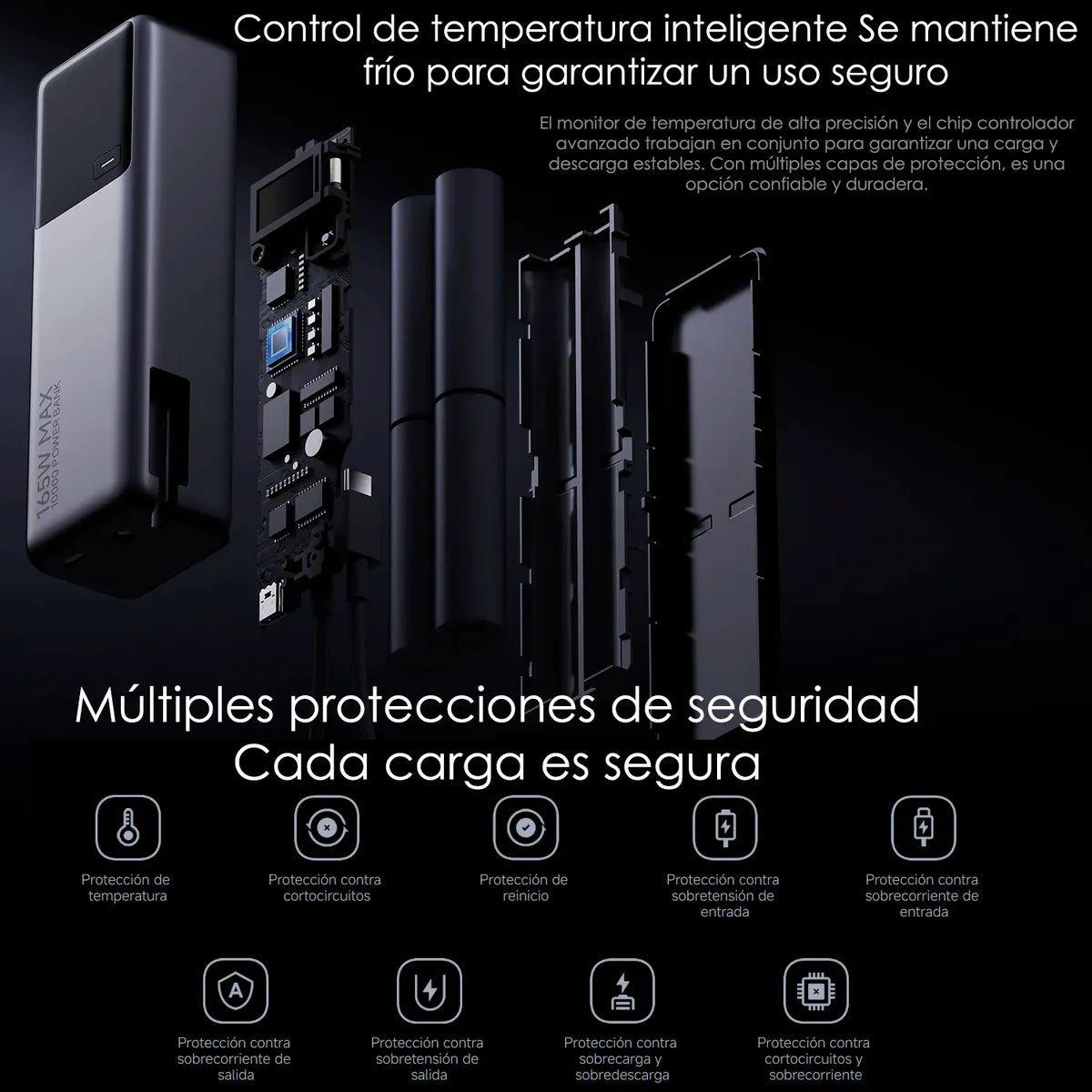 Batería Externa Xiaomi 165w Power Bank 10000mah Compatiblecon Macbook Y Más-5
