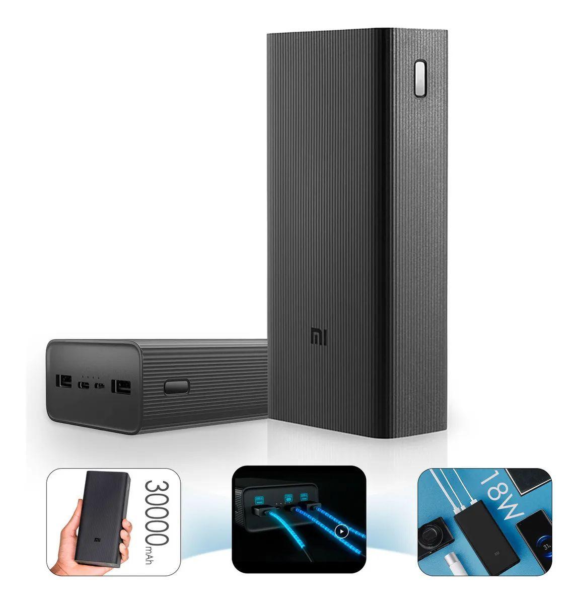 Xiaomi Redmi Power Bank 30000 mAh 18W Carga Rapida-2