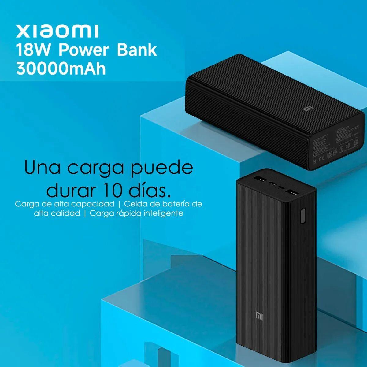 Xiaomi Redmi Power Bank 30000 mAh 18W Carga Rapida-6