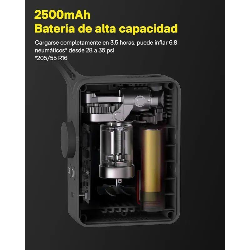 Xiaomi HOTO Compresor De Aire Portatil A Batería Inflador Neumaticos-5