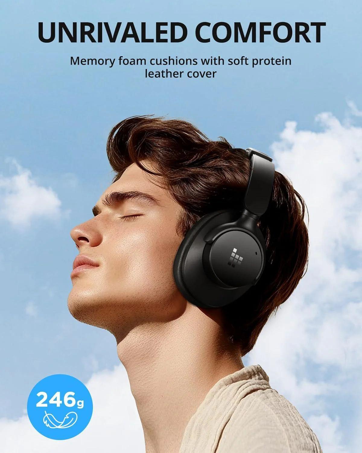 Tronsmart Sounfii Q20s Audífonos Inalámbricos Auriculares Cancelación De Ruido Durar 60H-2