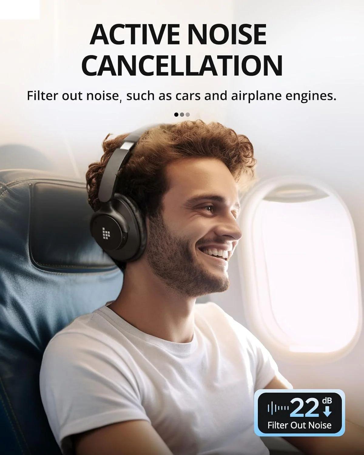 Tronsmart Sounfii Q20s Audífonos Inalámbricos Auriculares Cancelación De Ruido Durar 60H-5