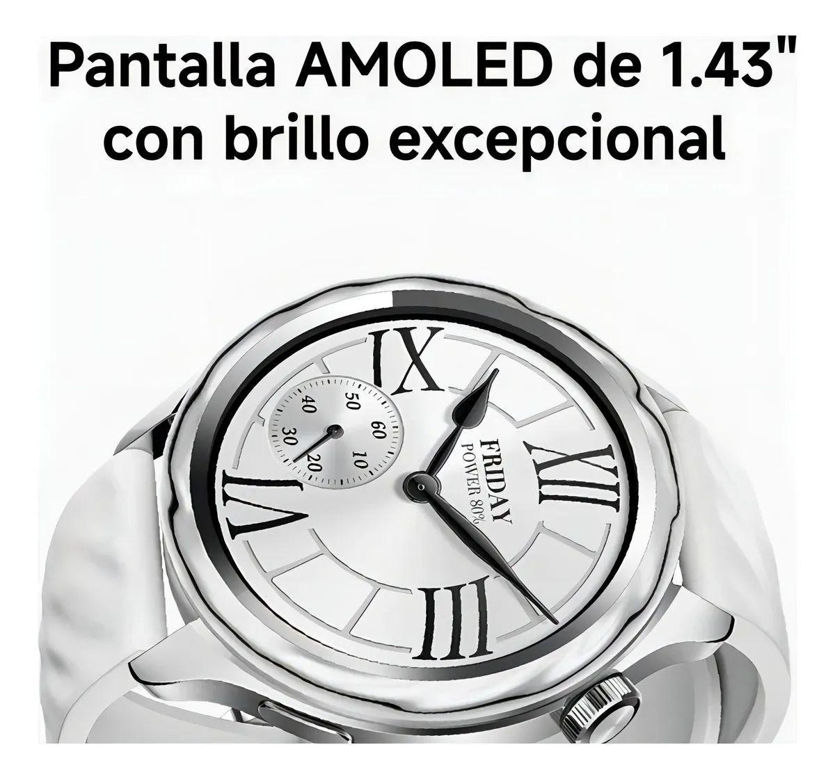 Smartwatch Xiaomi Watch S4 5 ATM Reloj Inteligete Display De 1.43 Negro-5