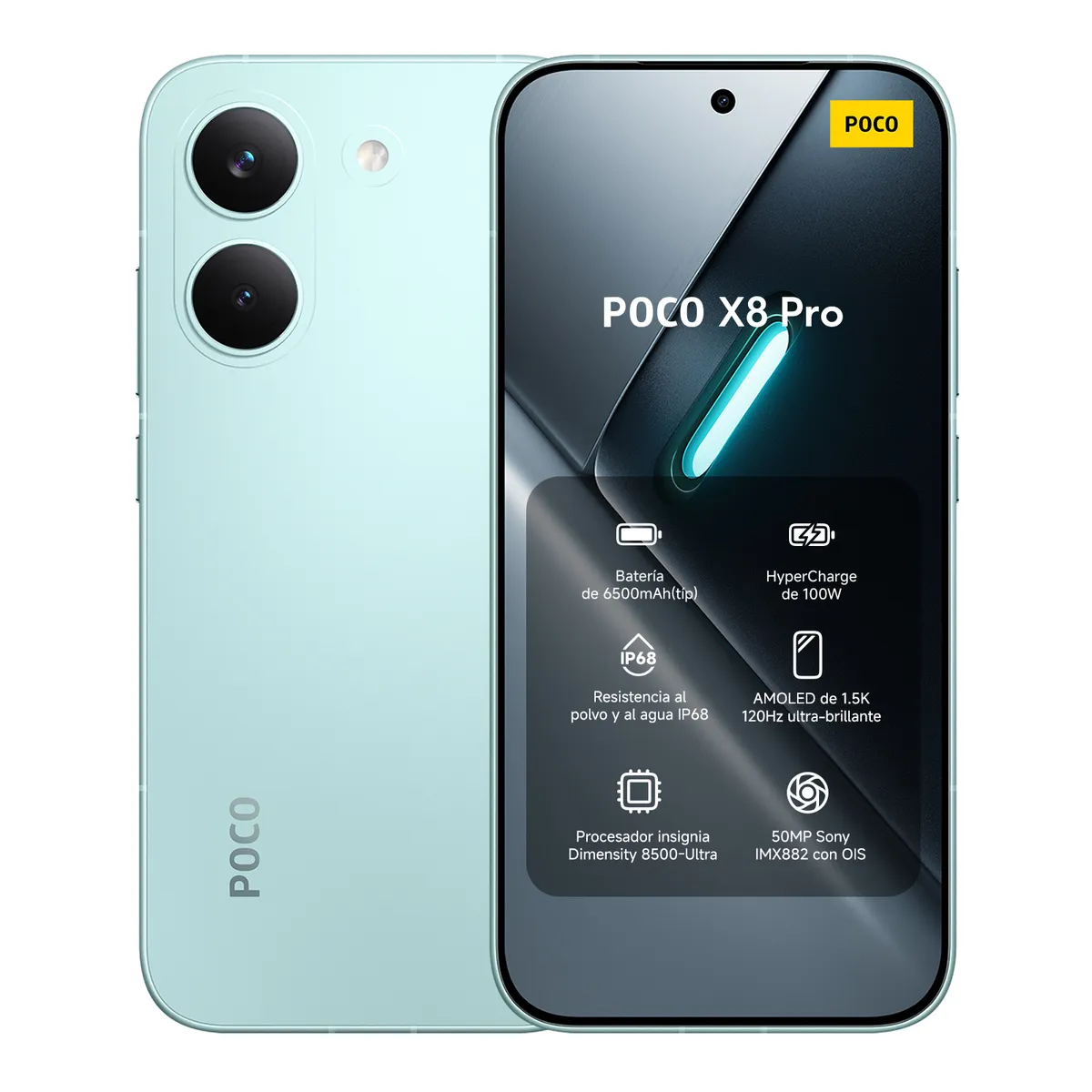 Xiaomi Poco X8 Pro MAX 5G 12GB Ram+ 512gb Ip68 Resistente Agua NFC -Azul-0