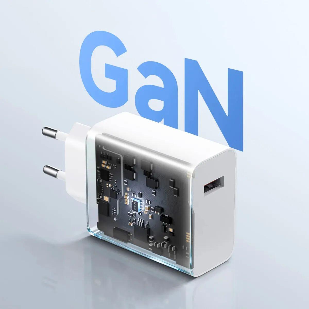 Cargador Para Xiaomi 100w Carga Rápida + Cable A Blanco-1