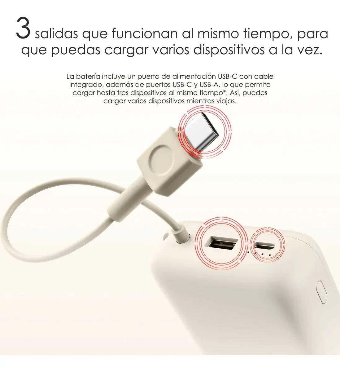 Cargador Portátil Xiaomi Power Bank 33w 20000Mah Carga Batería Externa Rápida Type-c-7