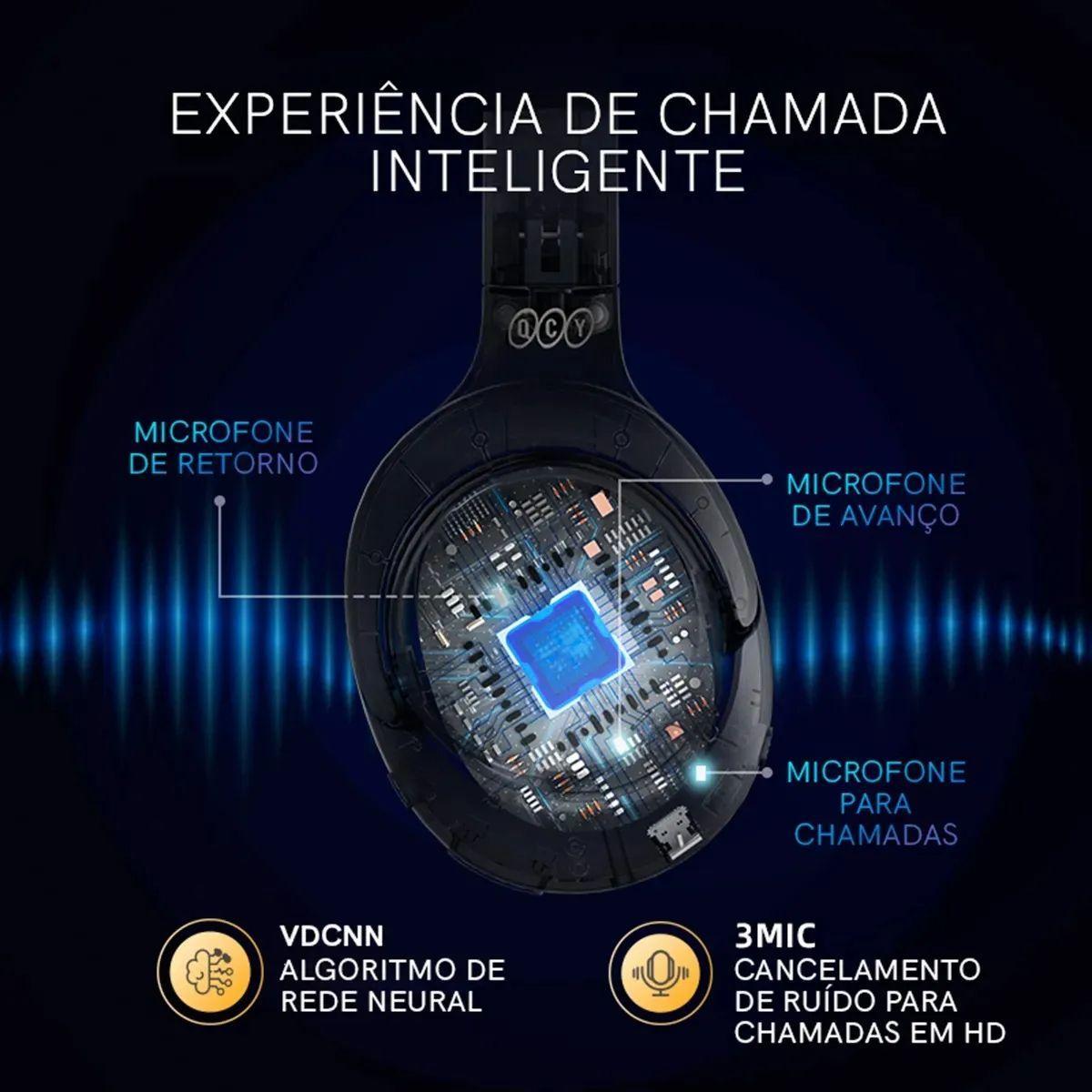 Qcy H3 Anc Audífonos Inalámbricos Hi-res Cancelación Ruido 60H-4