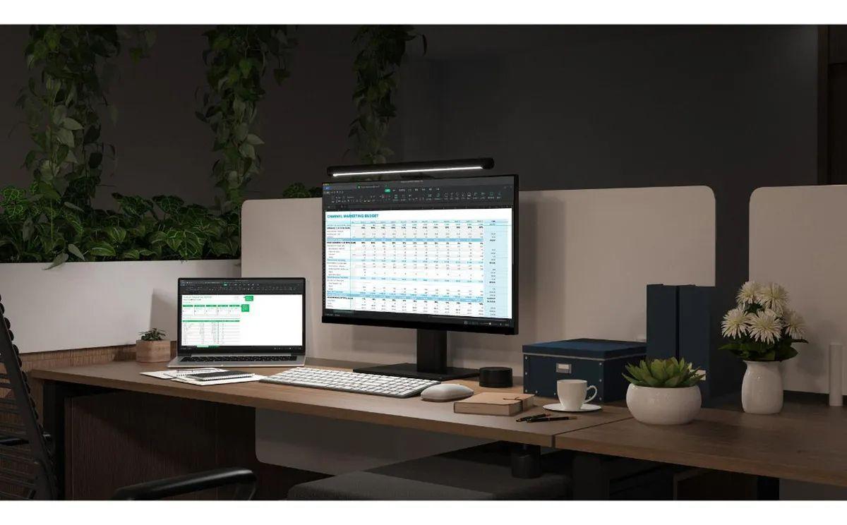 Xiaomi Mi Computer Monitor Light Bar Lámpara Barra de Luz Led Monitor Negro-3