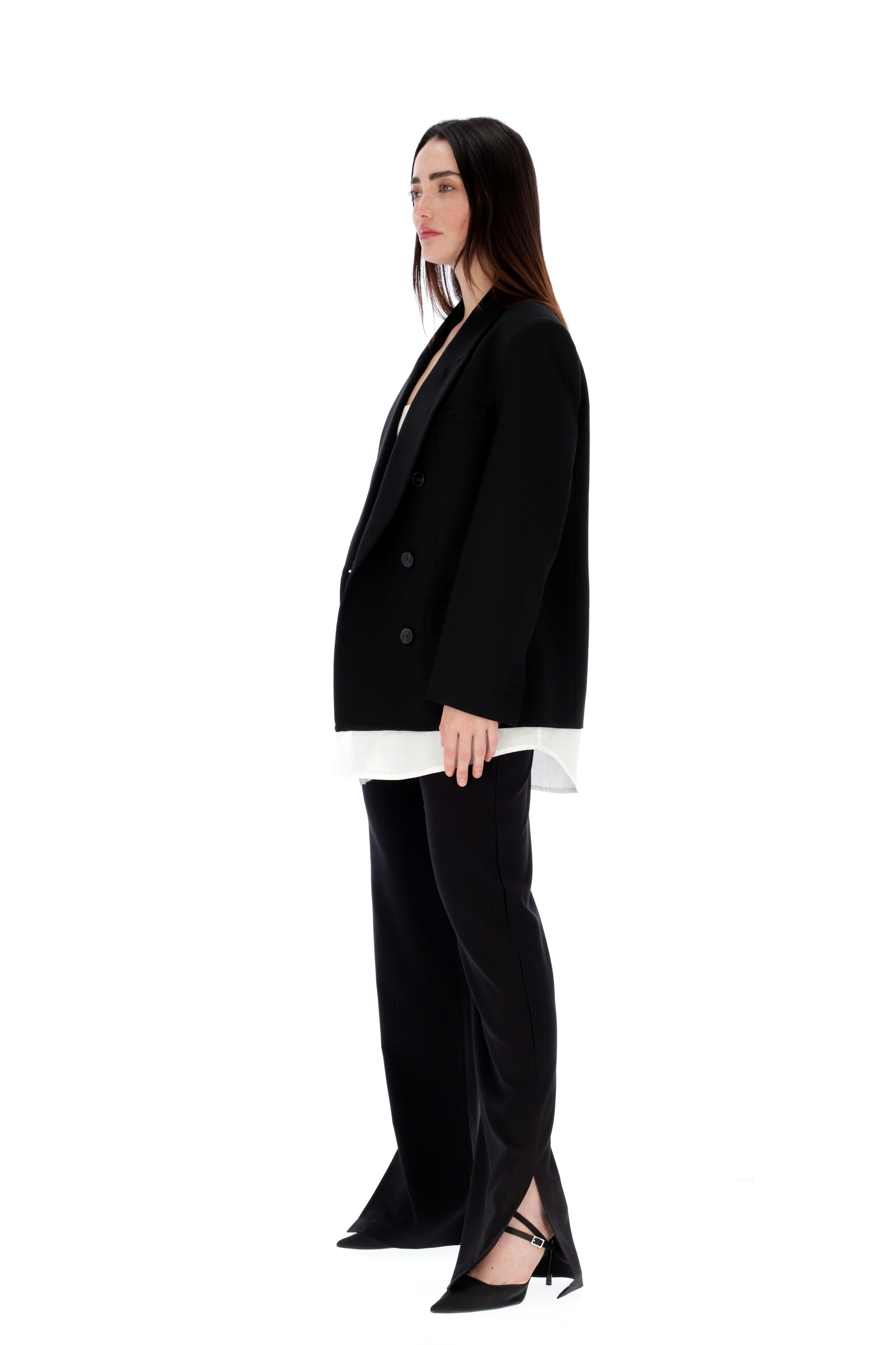 Chaqueta Oversize | Rosa | Negro | Gris | Talla Única-2