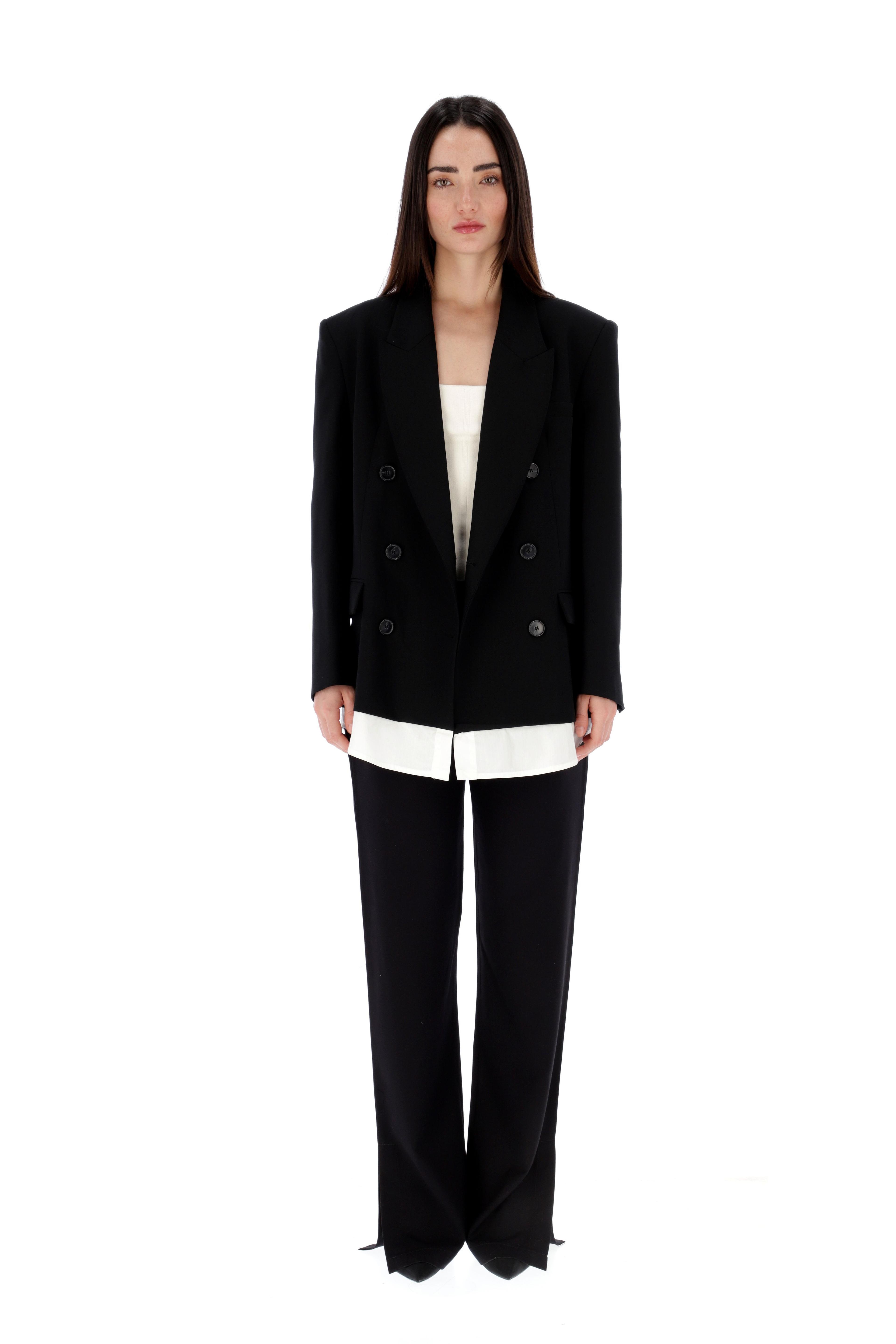 Chaqueta Oversize | Rosa | Negro | Gris | Talla Única-4
