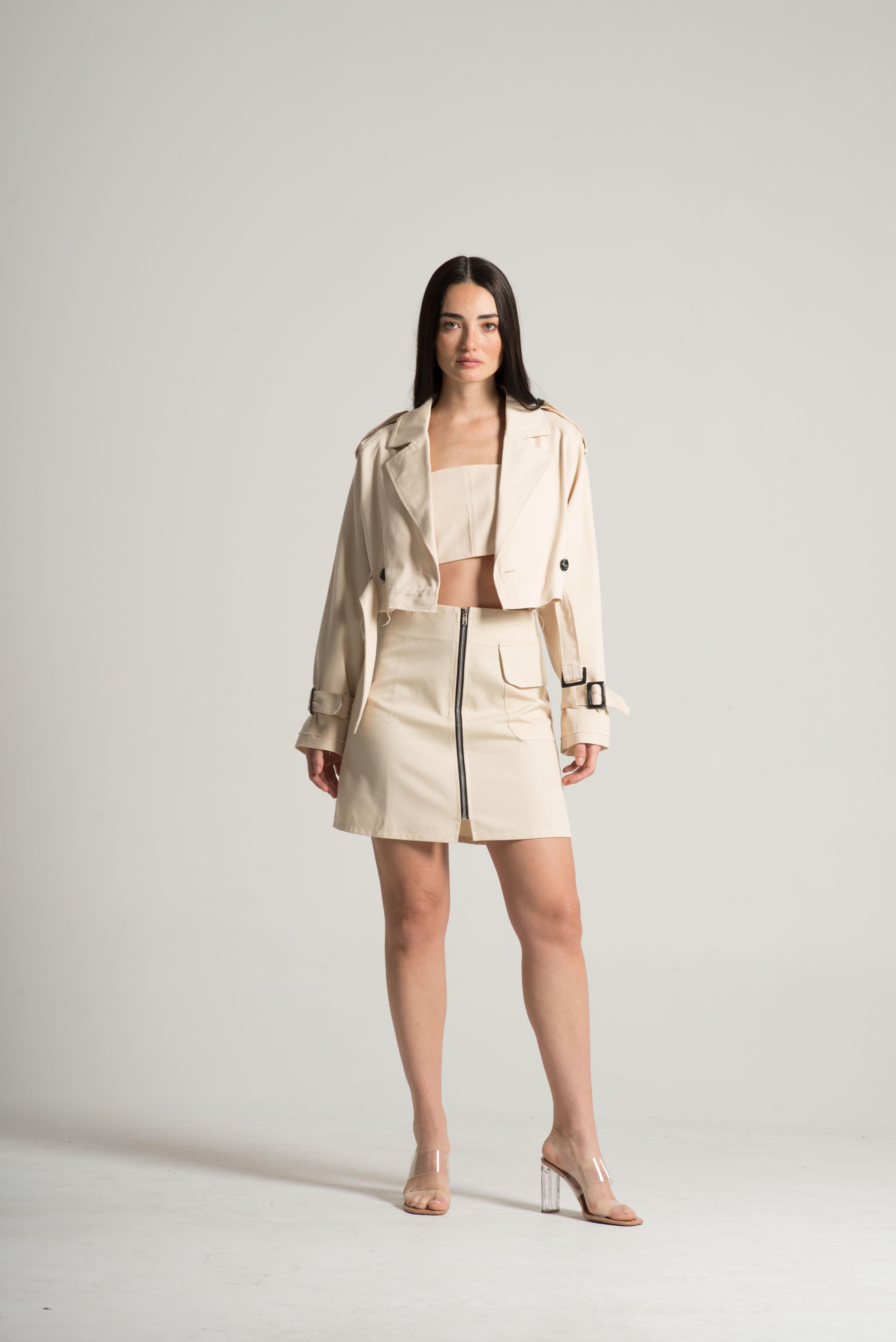 Trench corto Gabardina-2