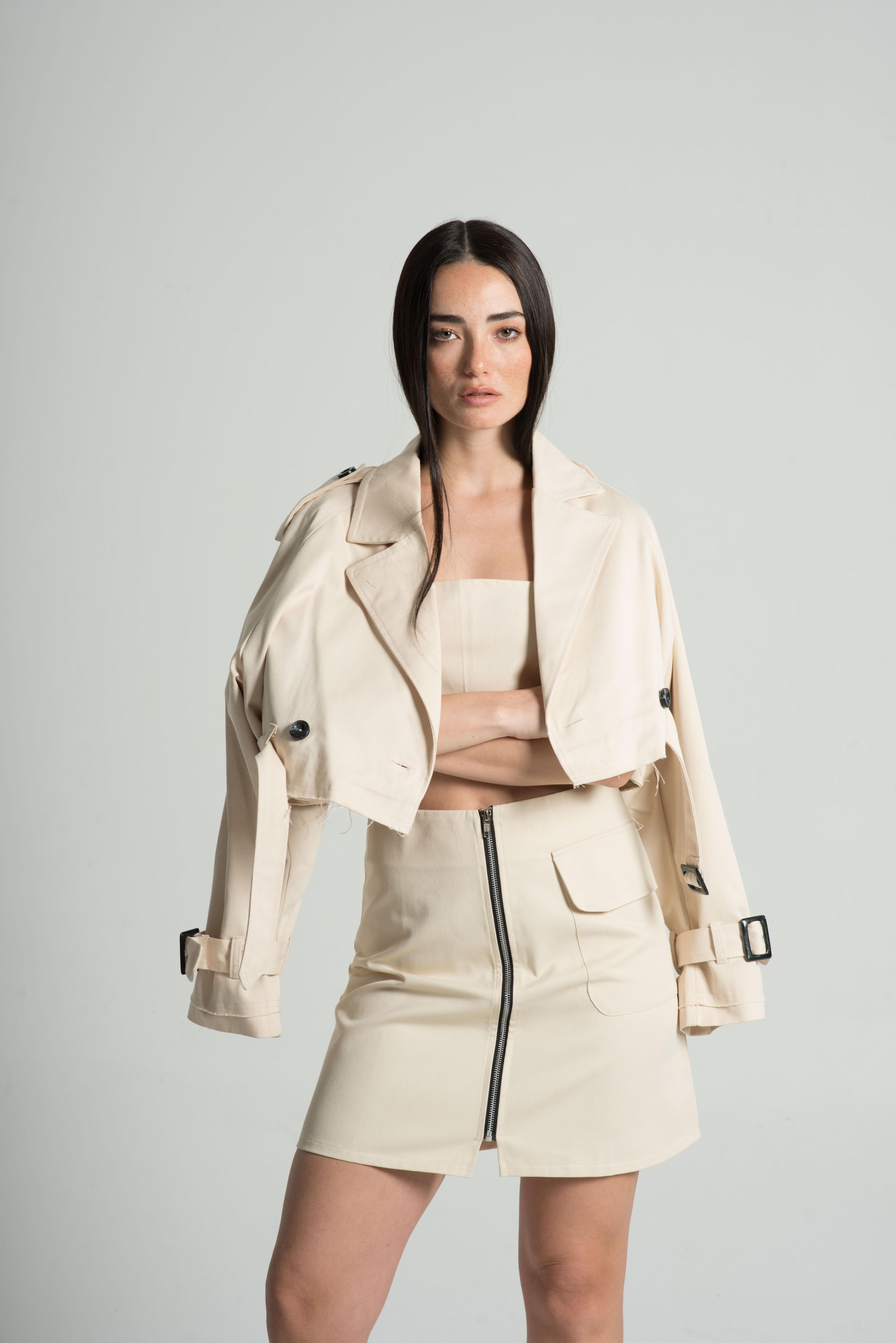 Trench corto Gabardina-5