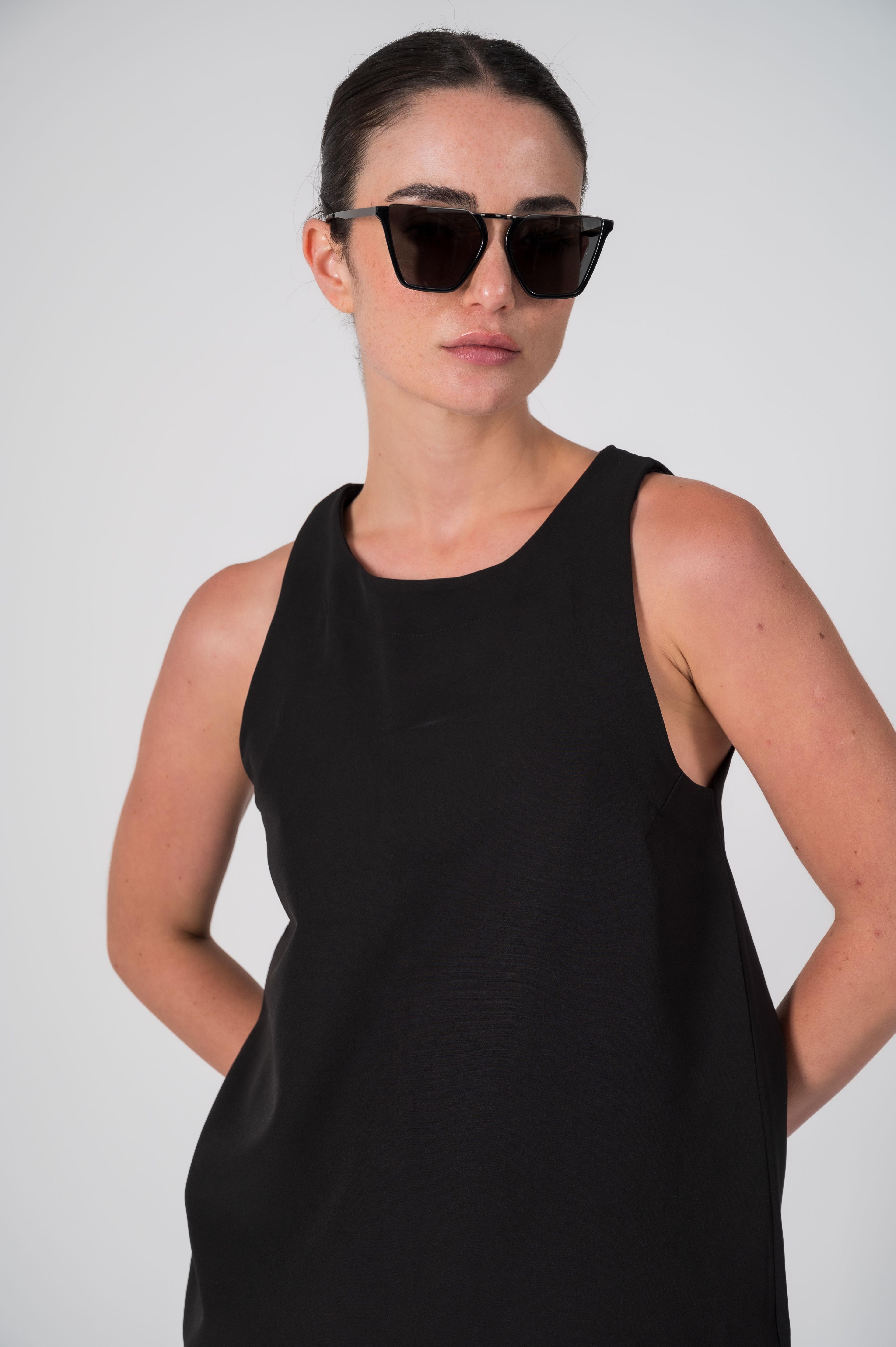 Vestido solero negro -2