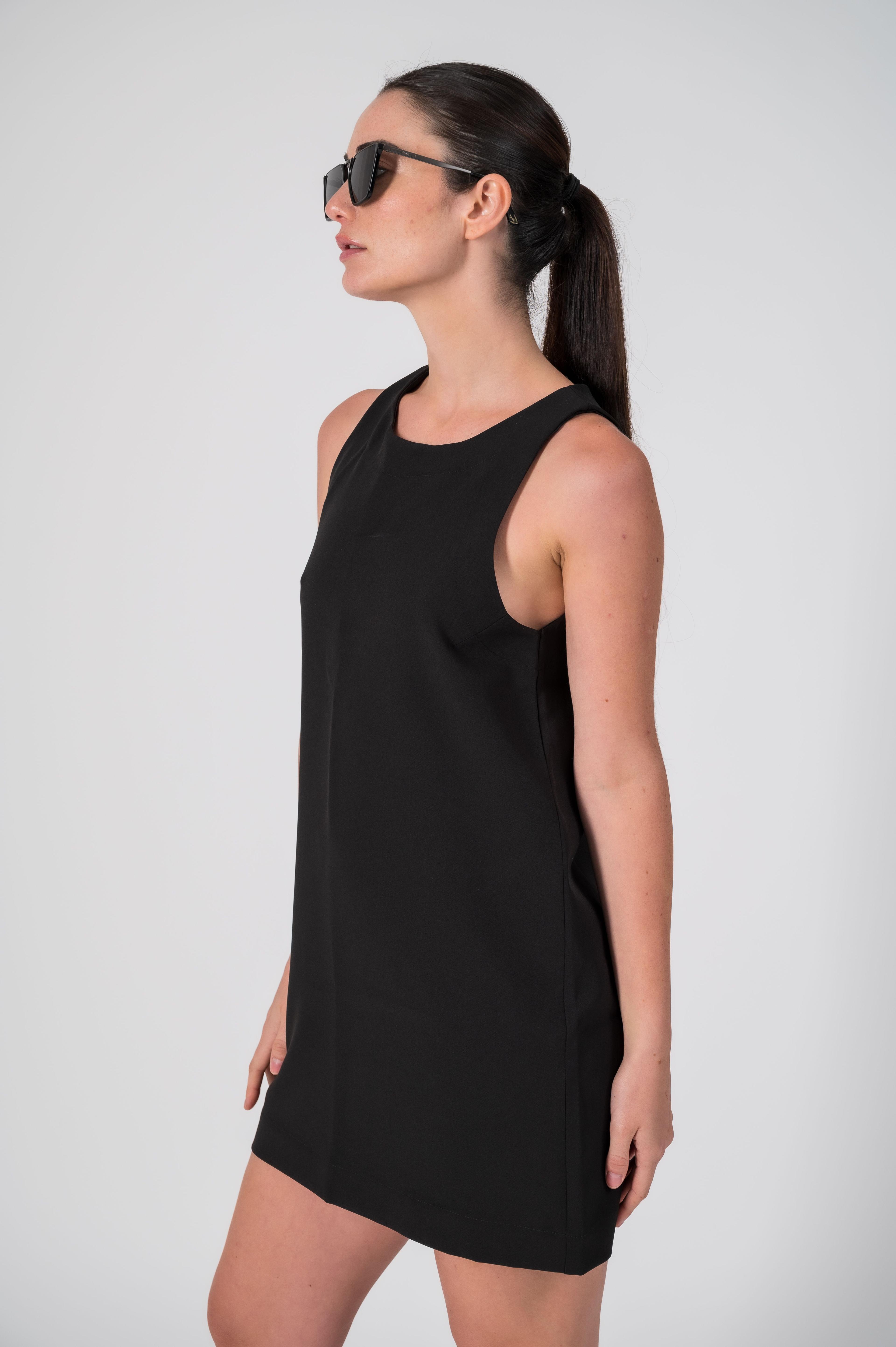 Vestido solero negro -4