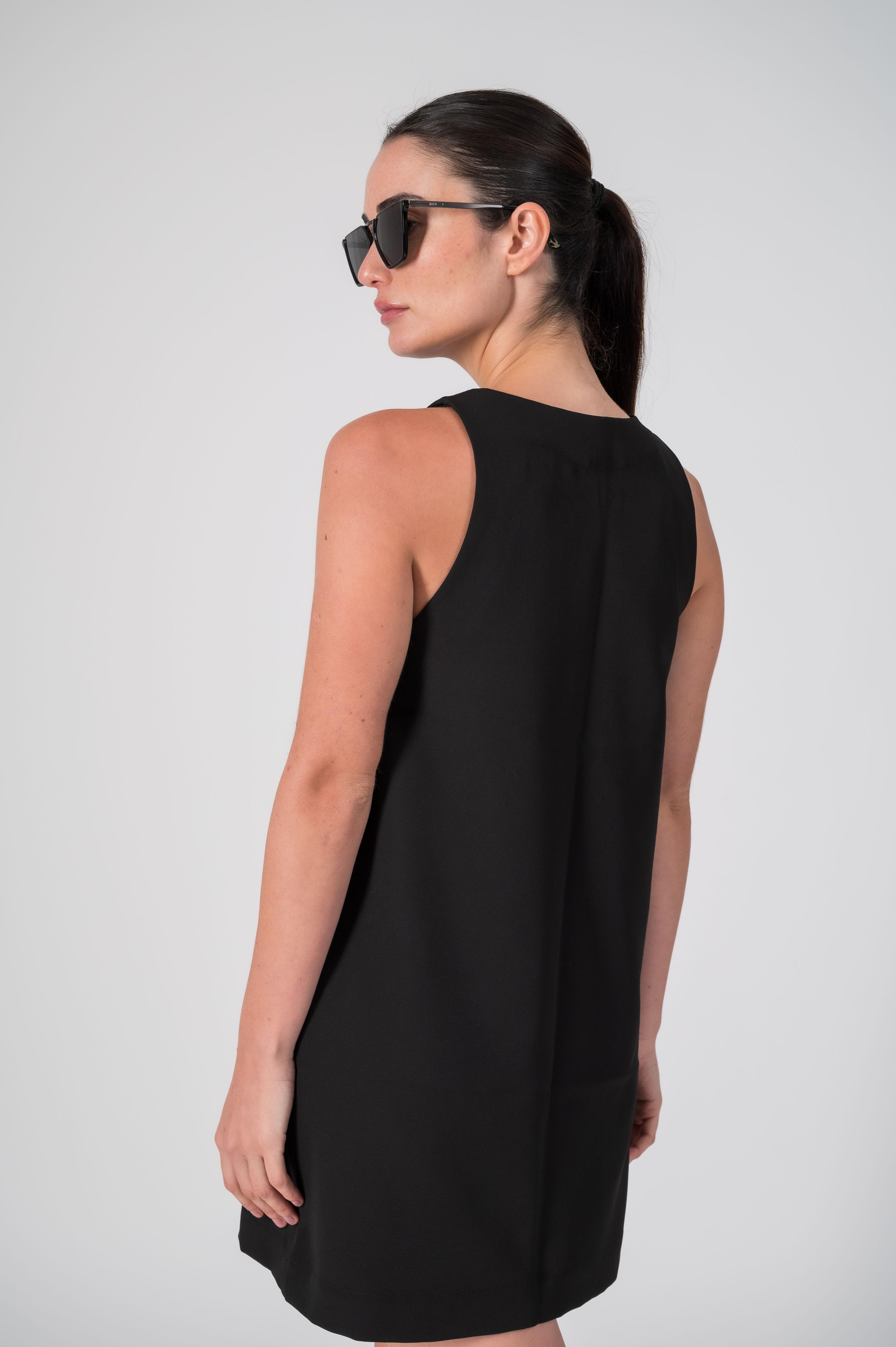 Vestido solero negro -5